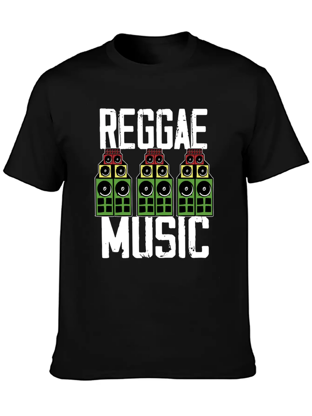Reggae Music Jamaica Rasta Unisex Casual T-Shirt – Clean Design For Daily Comfort