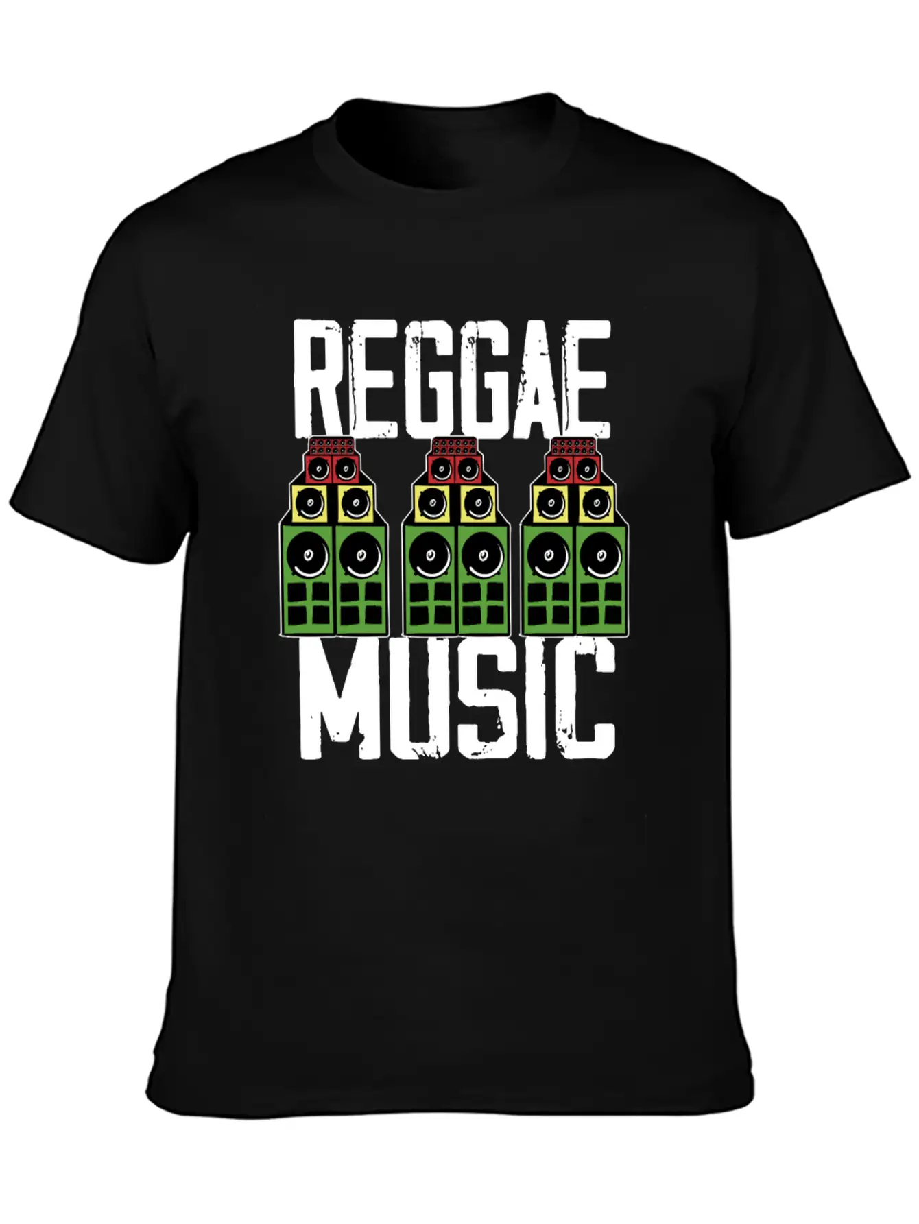 Reggae Music Jamaica Rasta Unisex Casual T-Shirt – Clean Design For Daily Comfort