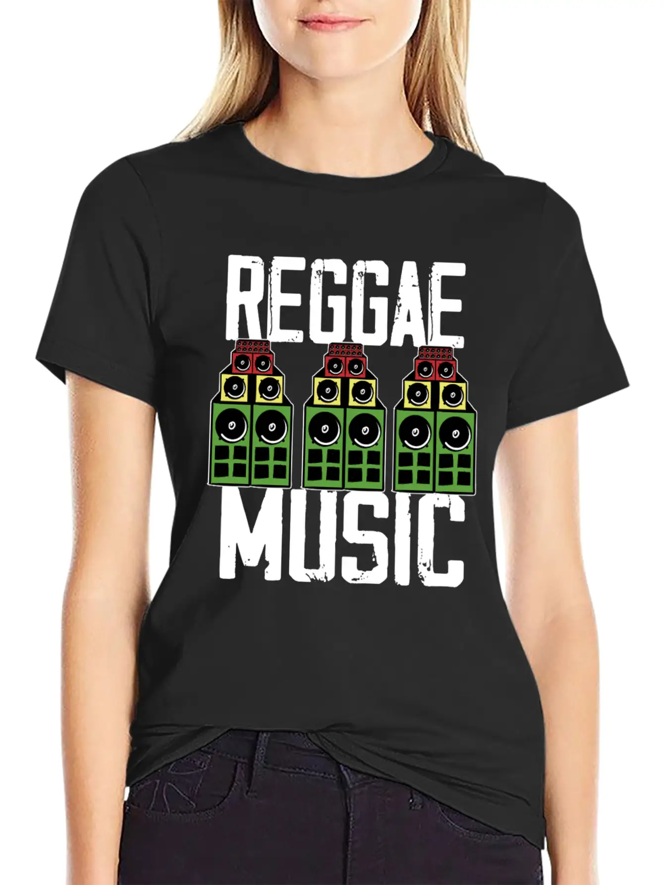 Reggae Music Jamaica Rasta Unisex Casual T-Shirt – Clean Design For Daily Comfort