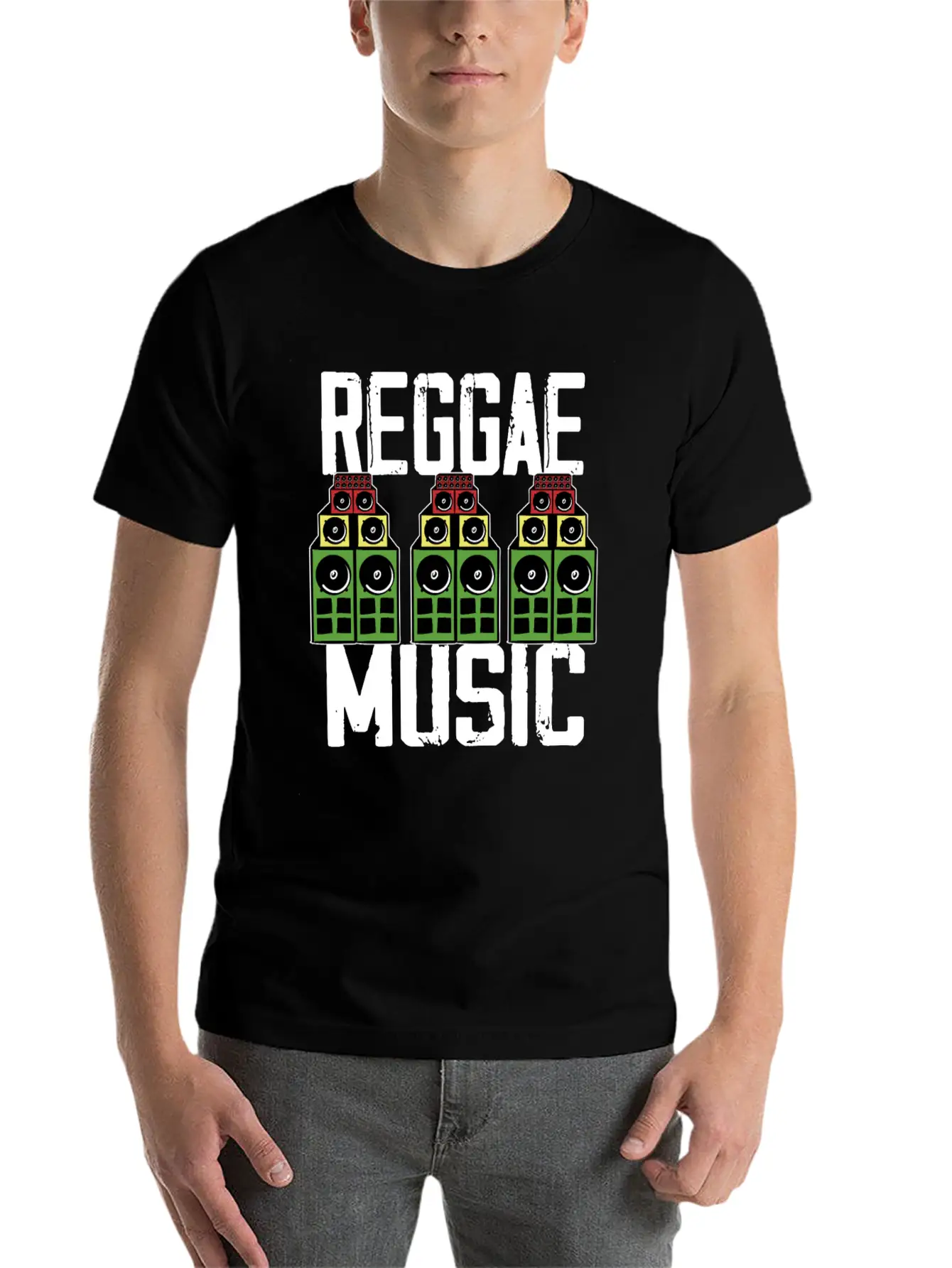 Reggae Music Jamaica Rasta Unisex Casual T-Shirt – Clean Design For Daily Comfort