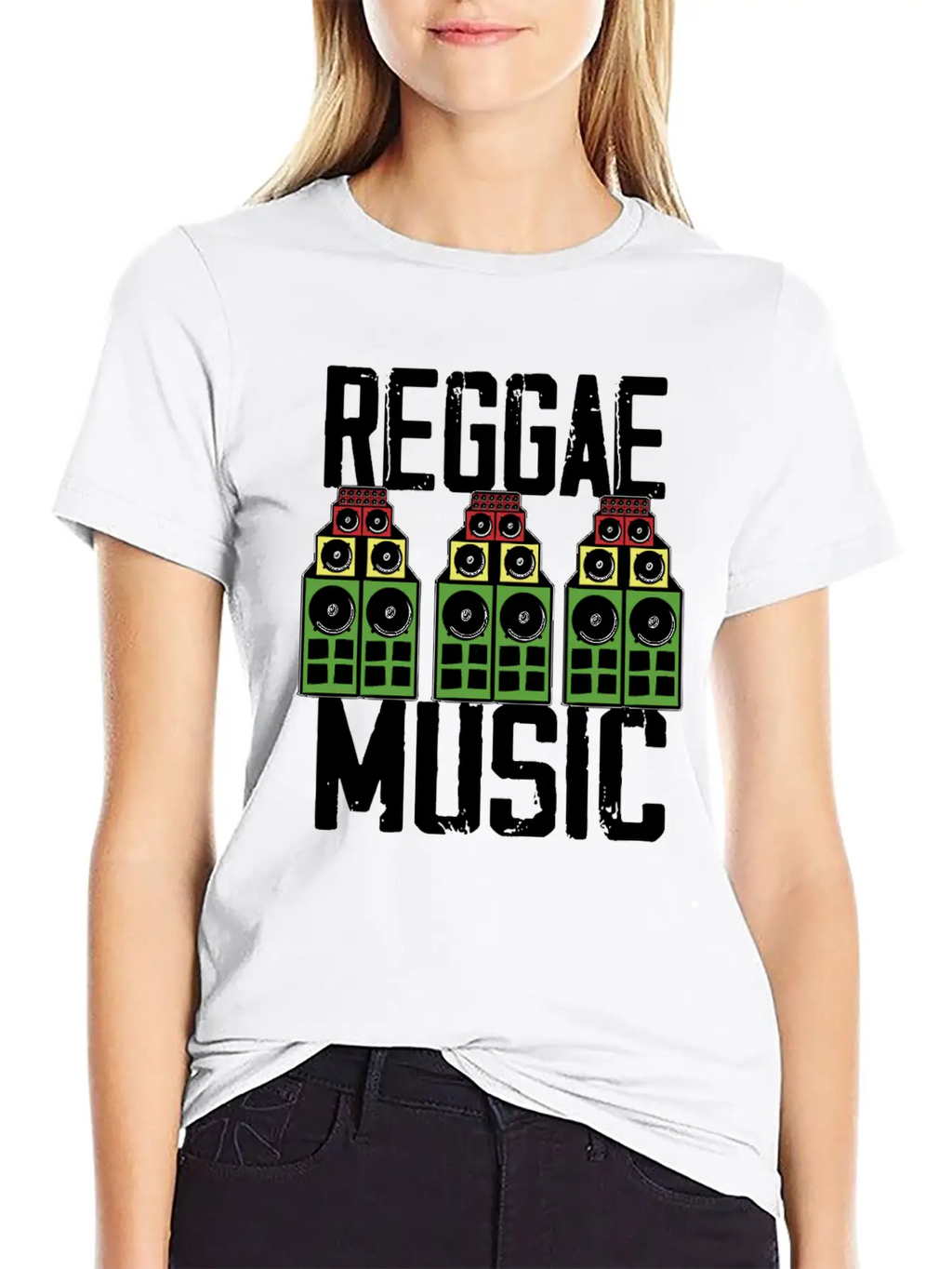 Reggae Music Jamaica Rasta Unisex Casual T-Shirt – Clean Design For Daily Comfort
