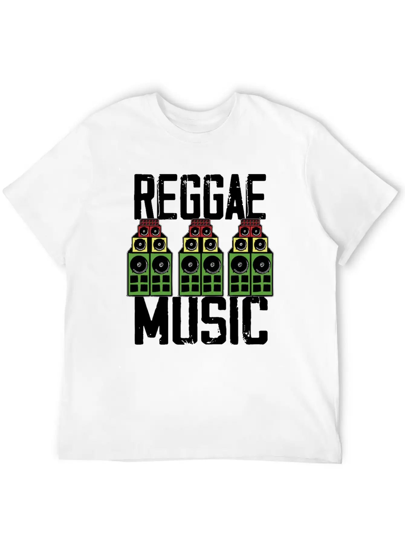 Reggae Music Jamaica Rasta Unisex Casual T-Shirt – Clean Design For Daily Comfort