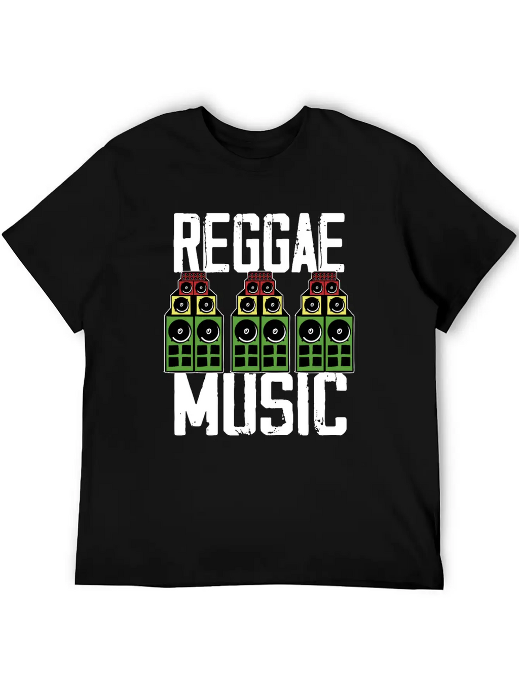 Reggae Music Jamaica Rasta Unisex Casual T-Shirt – Clean Design For Daily Comfort