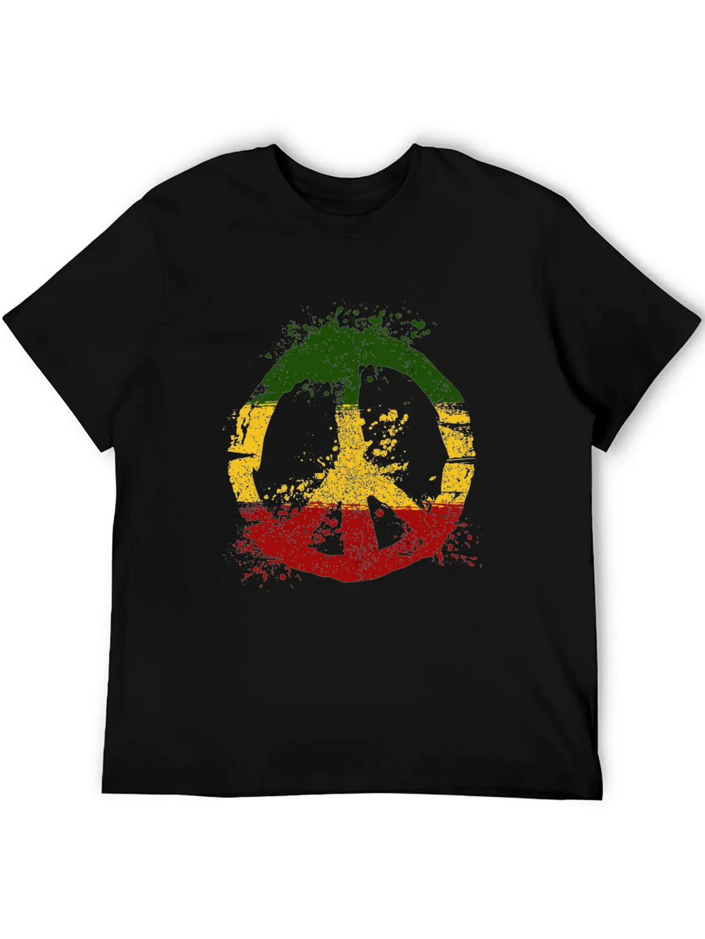 Reggae Music Peace Sign Rastafari Rasta Gift Unisex Casual T-Shirt – Clean Design For Daily Comfort