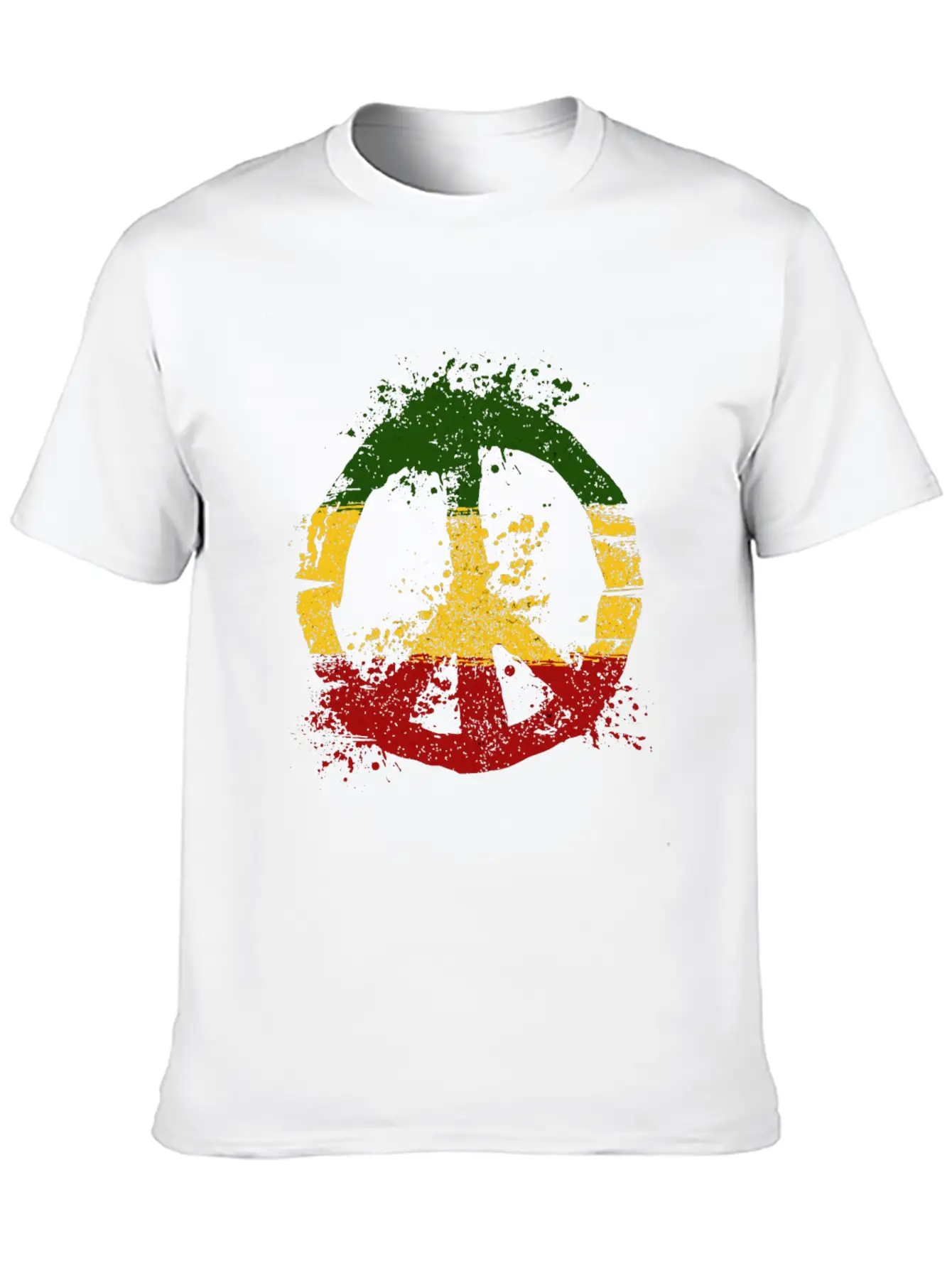 Reggae Music Peace Sign Rastafari Rasta Gift Unisex Casual T-Shirt – Clean Design For Daily Comfort