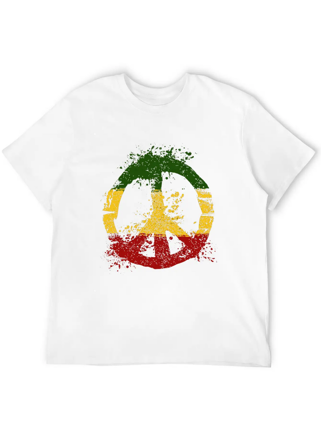 Reggae Music Peace Sign Rastafari Rasta Gift Unisex Casual T-Shirt – Clean Design For Daily Comfort