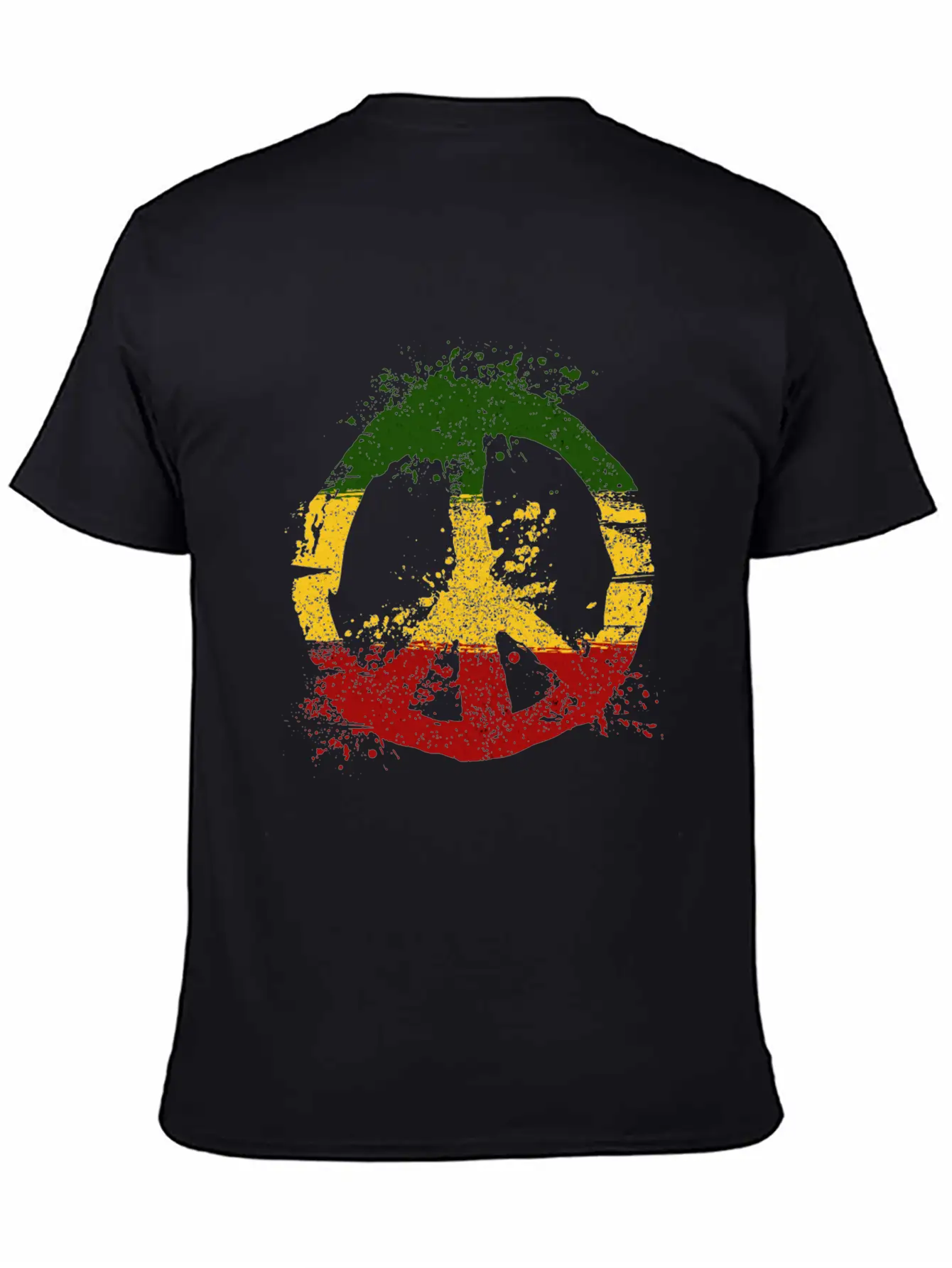 Reggae Music Peace Sign Rastafari Rasta Gift Unisex Casual T-Shirt – Clean Design For Daily Comfort
