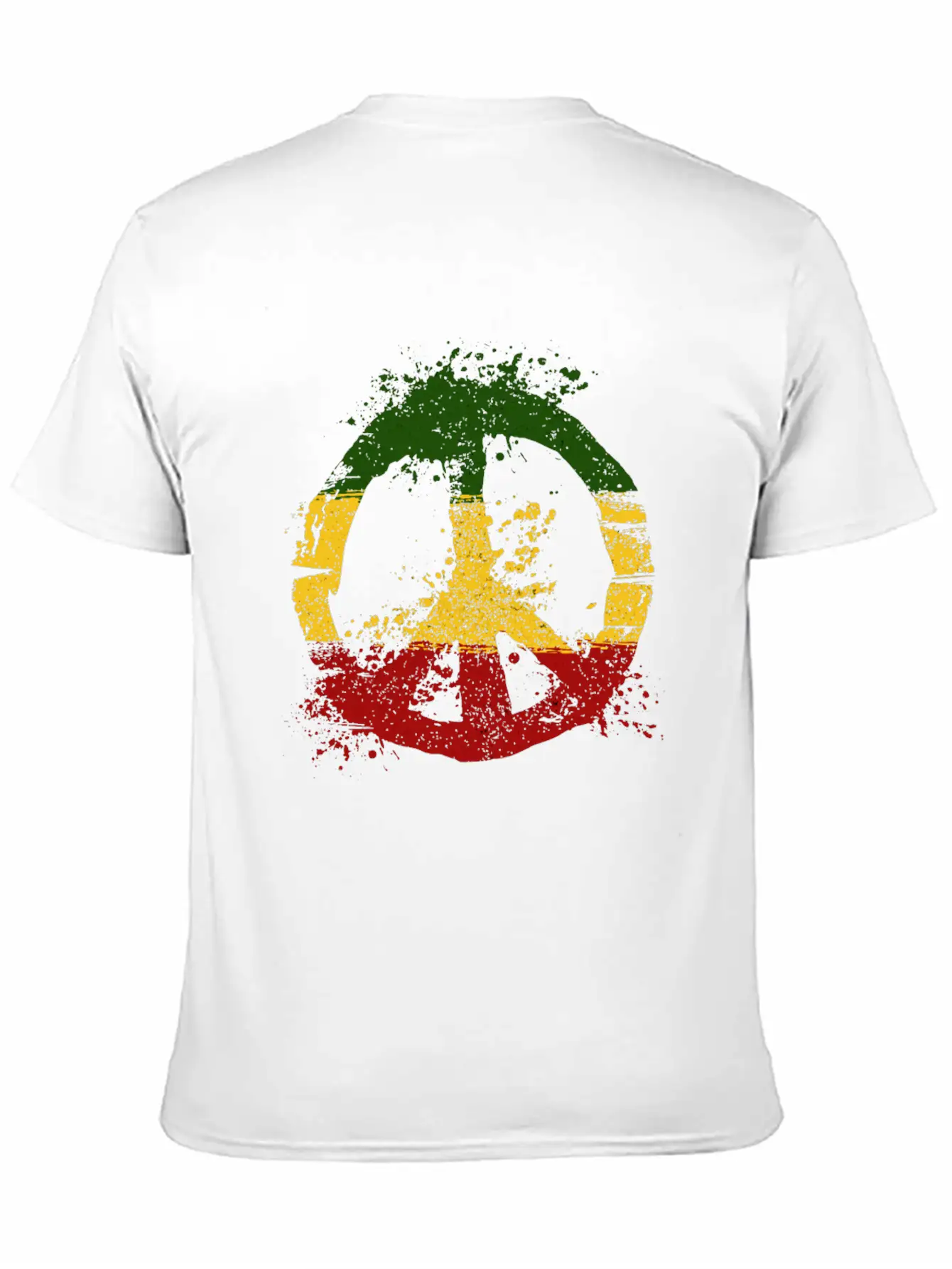 Reggae Music Peace Sign Rastafari Rasta Gift Unisex Casual T-Shirt – Clean Design For Daily Comfort