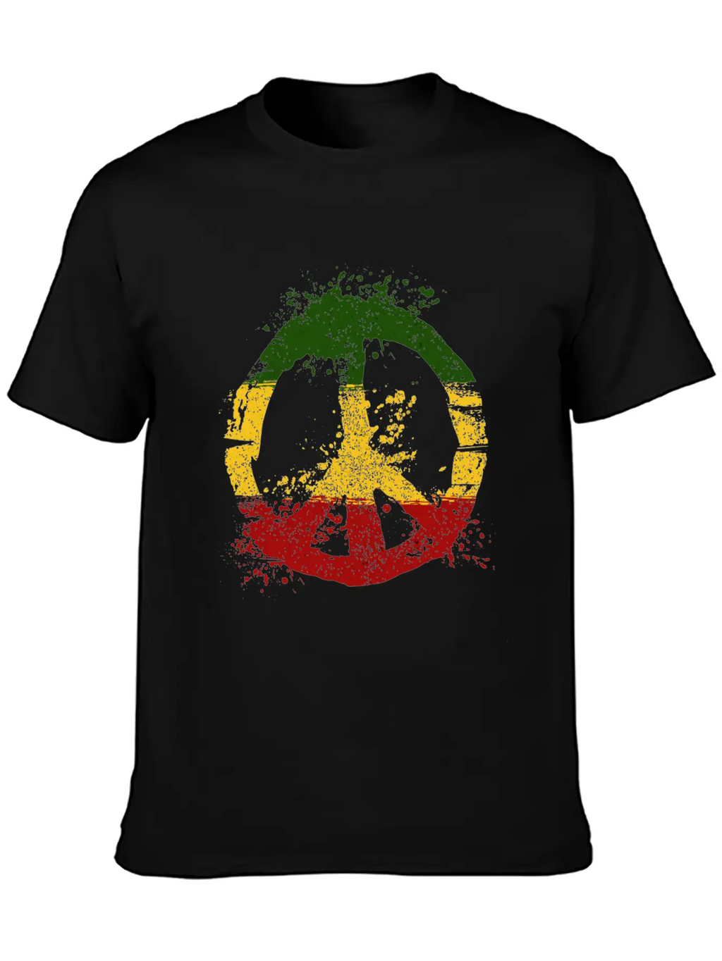 Reggae Music Peace Sign Rastafari Rasta Gift Unisex Casual T-Shirt – Clean Design For Daily Comfort