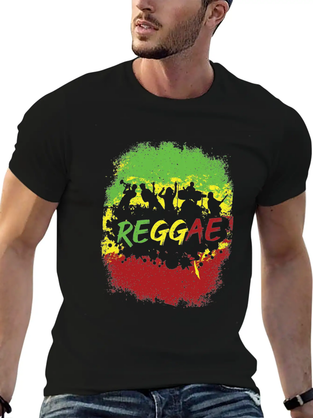 Reggae Reggaeton Reggeamusic Music Reggaestyle Unisex Casual T-Shirt – Clean Design For Daily Comfort