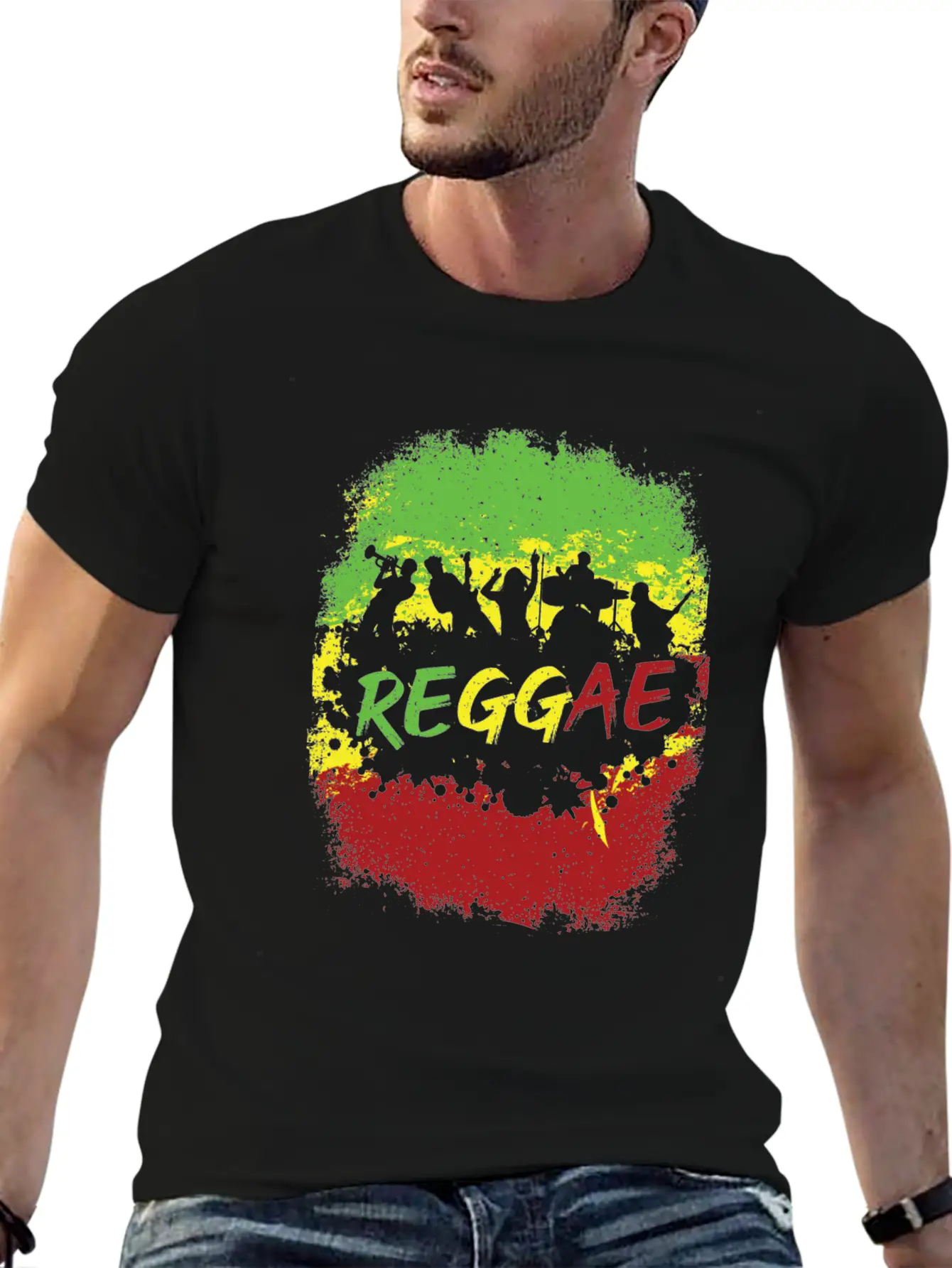 Reggae Reggaeton Reggeamusic Music Reggaestyle Unisex Casual T-Shirt – Clean Design For Daily Comfort