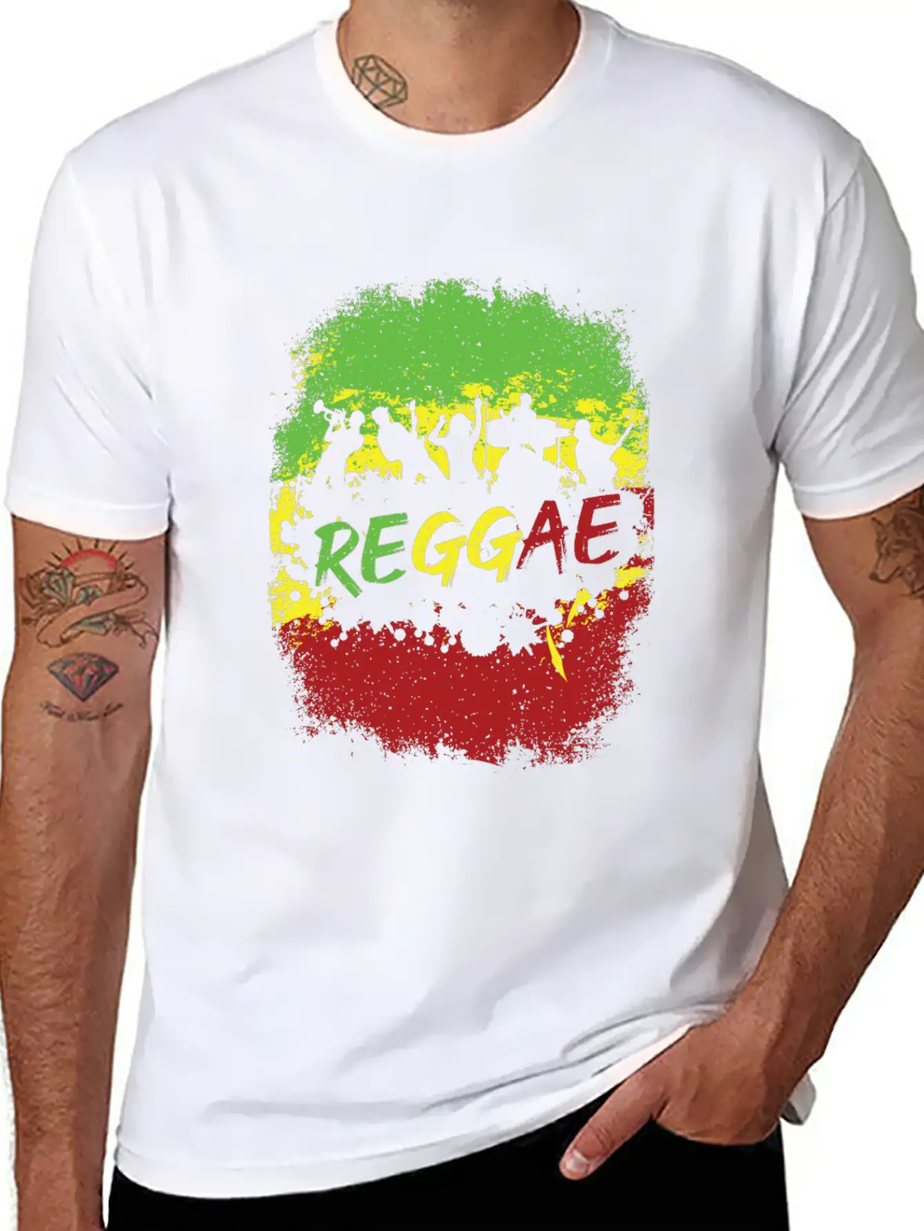Reggae Reggaeton Reggeamusic Music Reggaestyle Unisex Casual T-Shirt – Clean Design For Daily Comfort