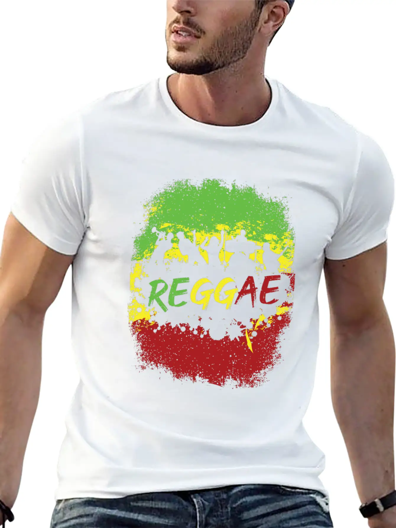 Reggae Reggaeton Reggeamusic Music Reggaestyle Unisex Casual T-Shirt – Clean Design For Daily Comfort