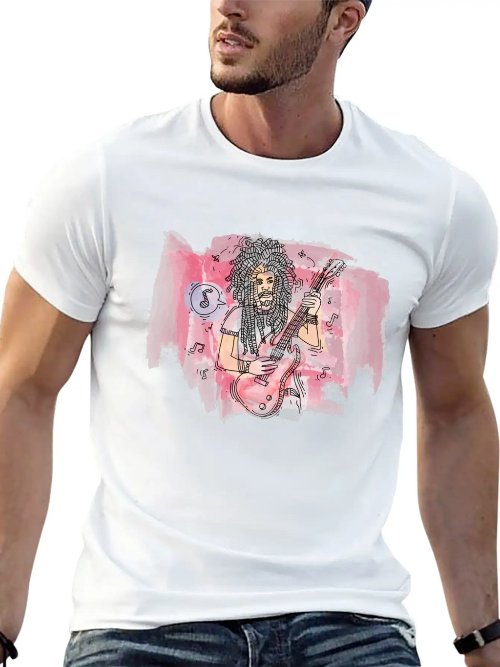 Reggae Rock 93 F Stylish Everyday T-Shirt – Unisex Basic Cotton Tee