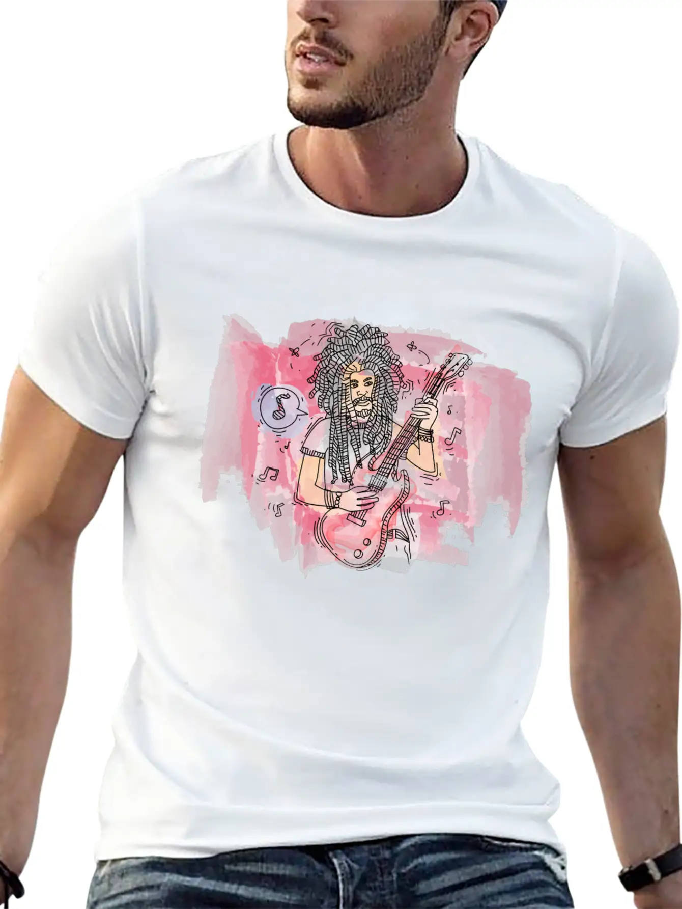 Reggae Rock 93 F Stylish Everyday T-Shirt – Unisex Basic Cotton Tee