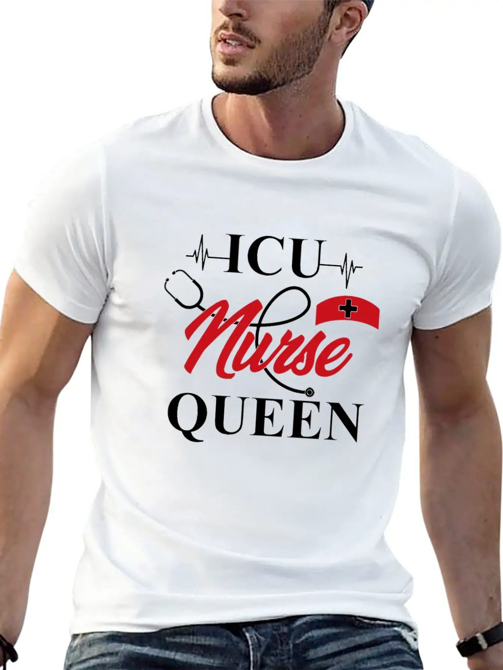 Registered Hospital Nurse Stylish Everyday T-Shirt – Unisex Basic Cotton Tee