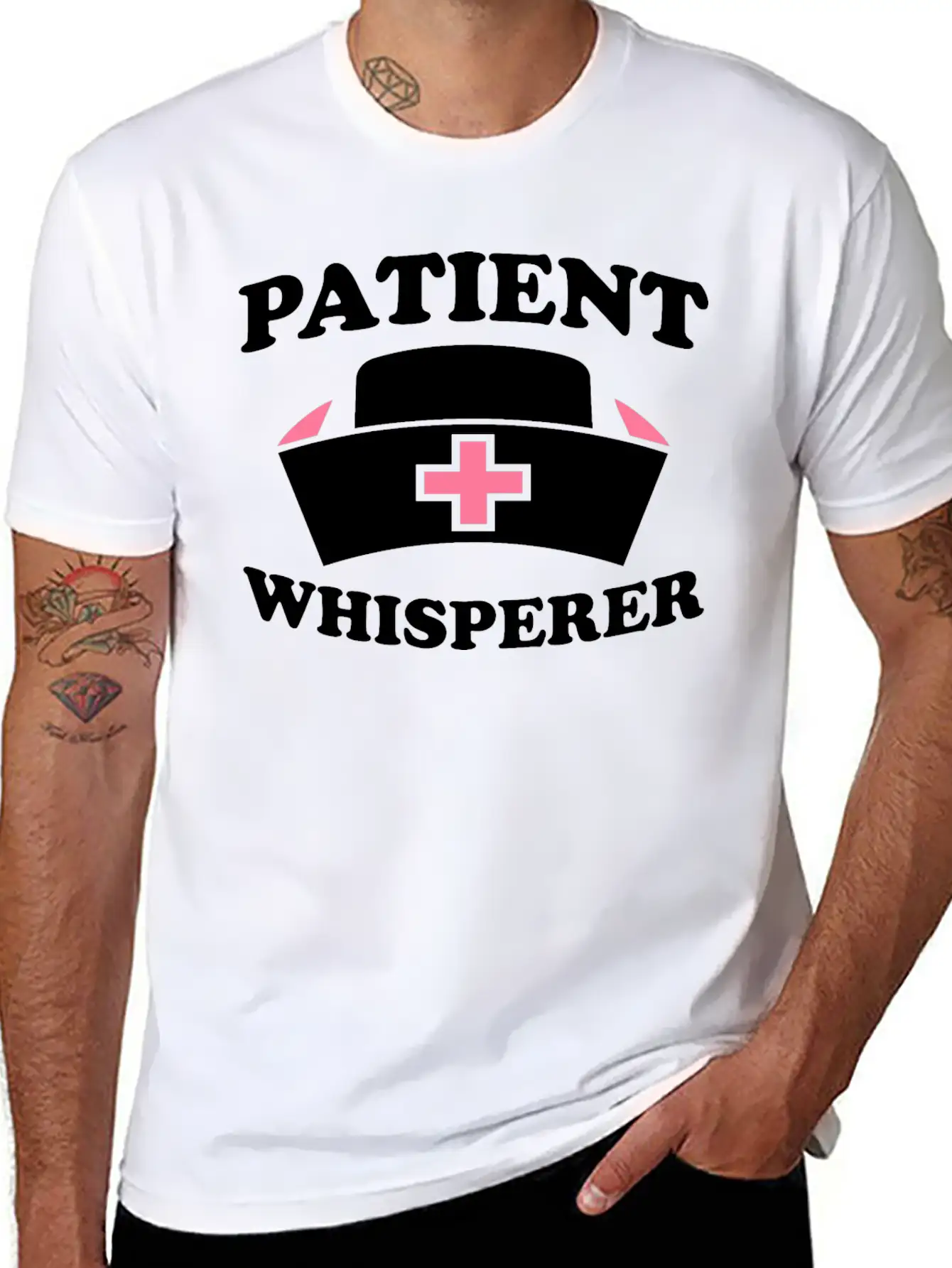 Registered Hospital Nurse Unisex Short Sleeve Soft Cotton T-Shirt – Casual Everyday Wear