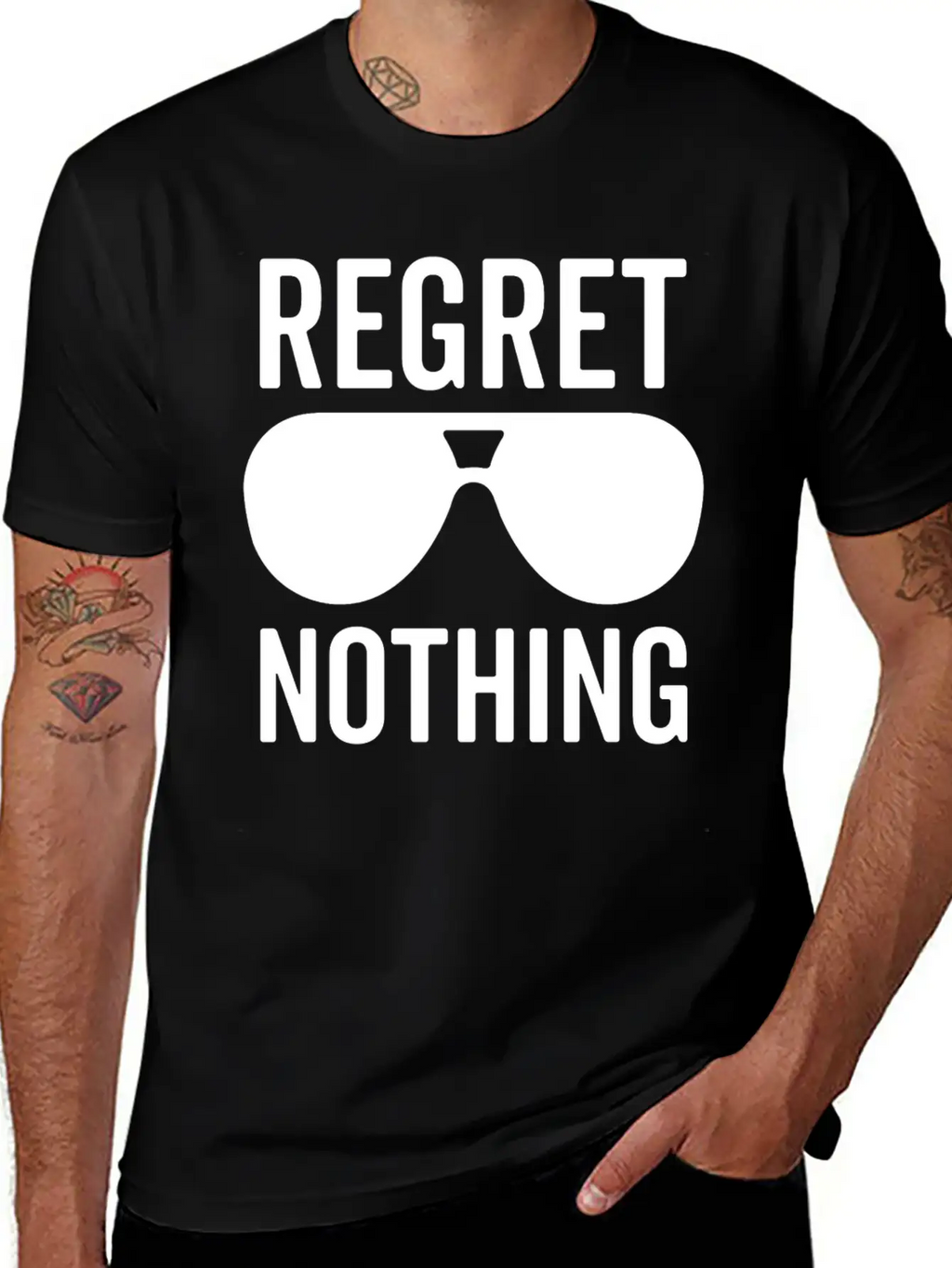 Regret Nothing Unisex Casual T-Shirt – Clean Design For Daily Comfort