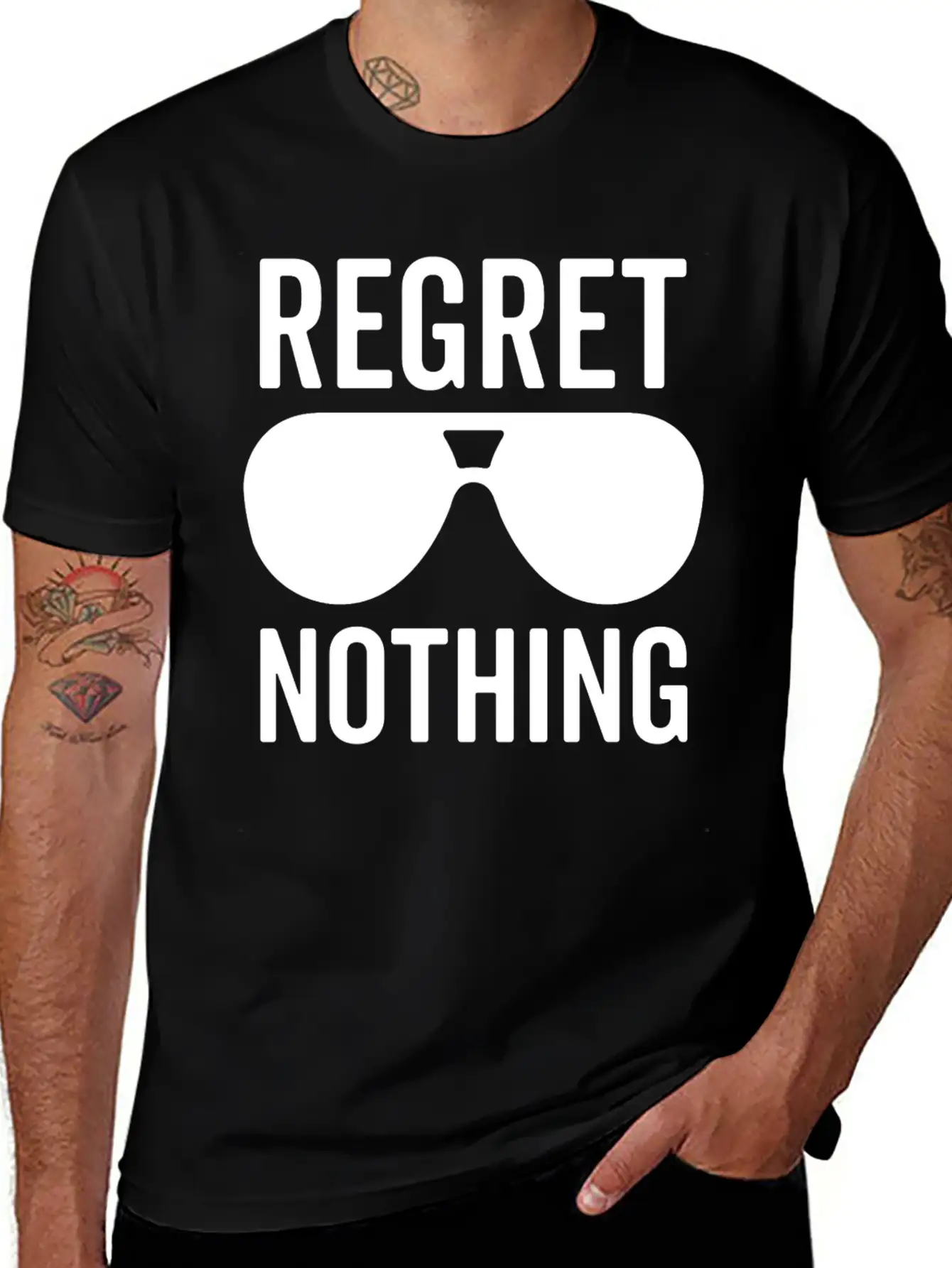 Regret Nothing Unisex Casual T-Shirt – Clean Design For Daily Comfort