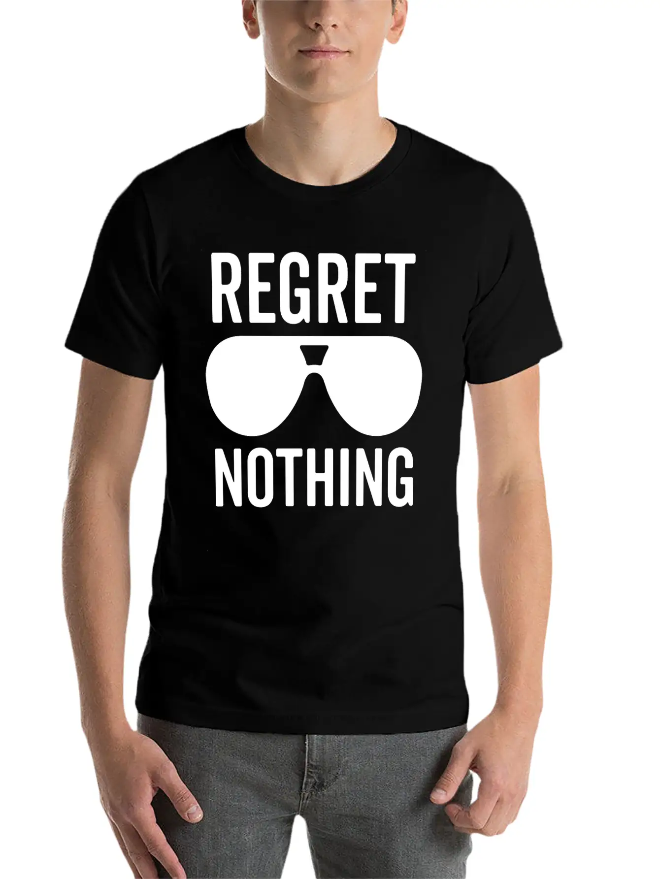 Regret Nothing Unisex Casual T-Shirt – Clean Design For Daily Comfort