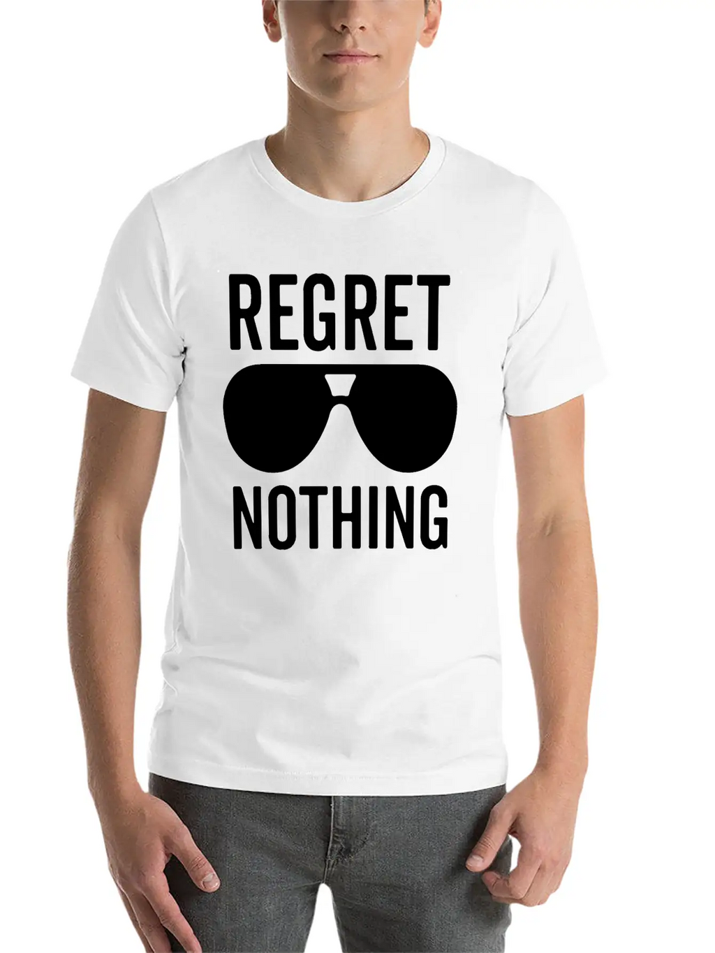 Regret Nothing Unisex Casual T-Shirt – Clean Design For Daily Comfort