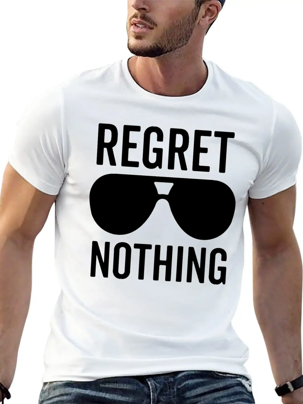 Regret Nothing Unisex Casual T-Shirt – Clean Design For Daily Comfort