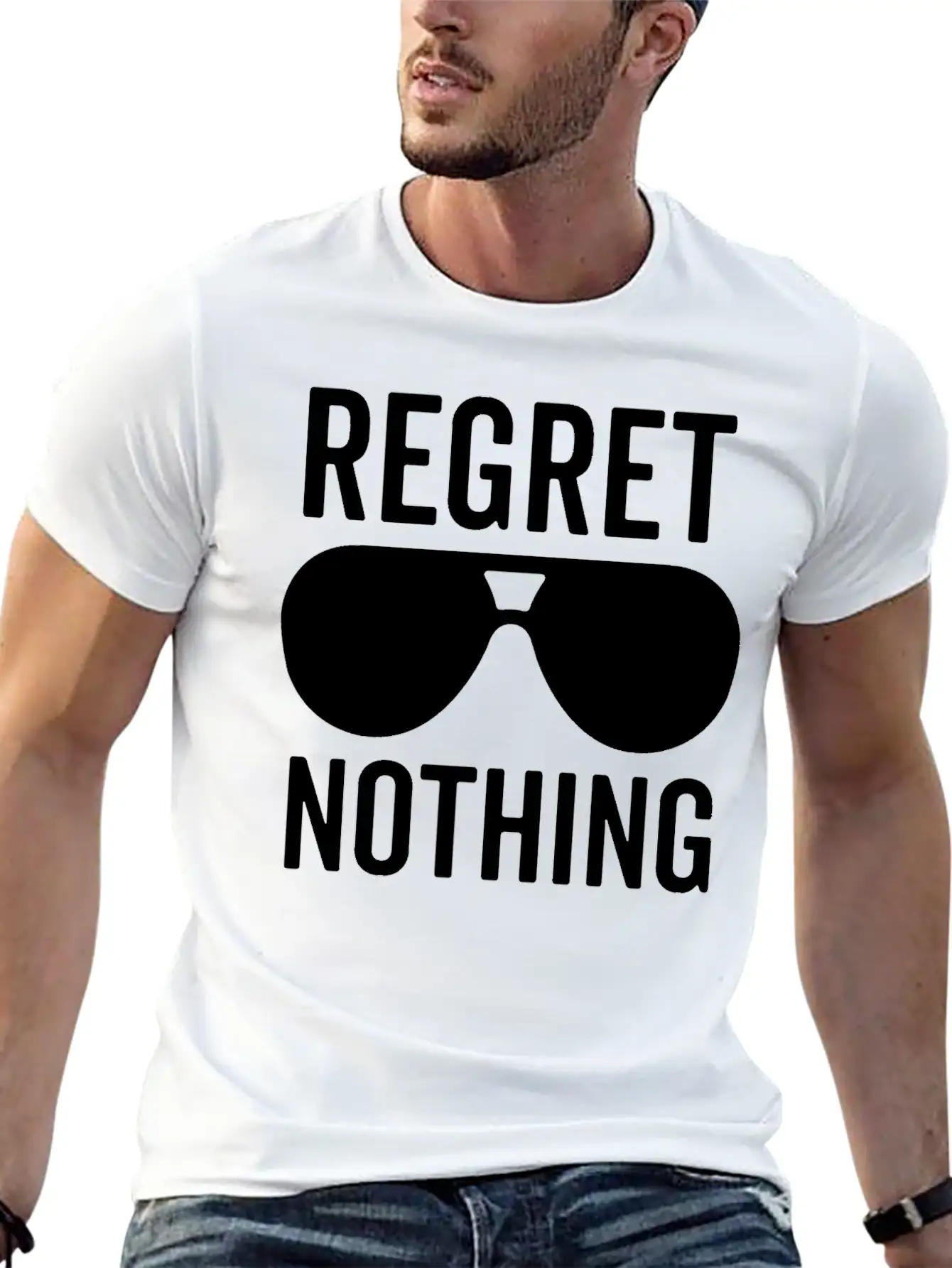 Regret Nothing Unisex Casual T-Shirt – Clean Design For Daily Comfort