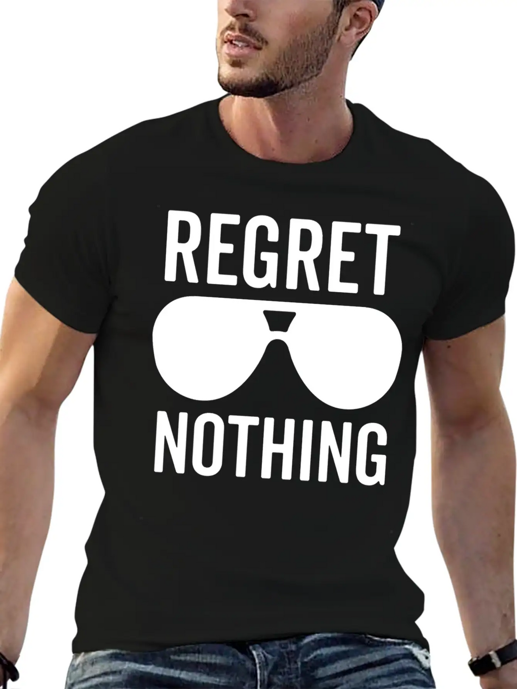Regret Nothing Unisex Casual T-Shirt – Clean Design For Daily Comfort