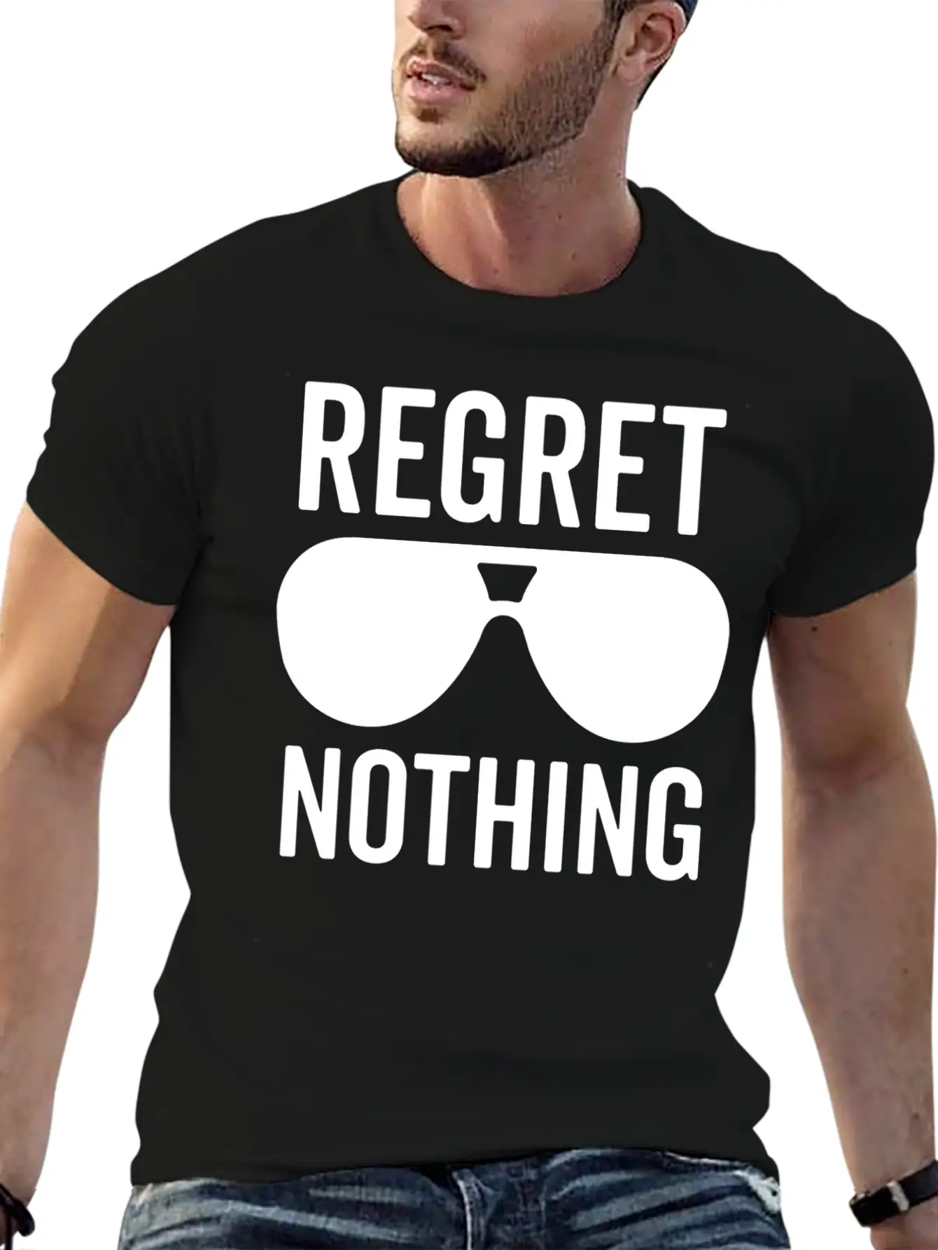 Regret Nothing Unisex Casual T-Shirt – Clean Design For Daily Comfort