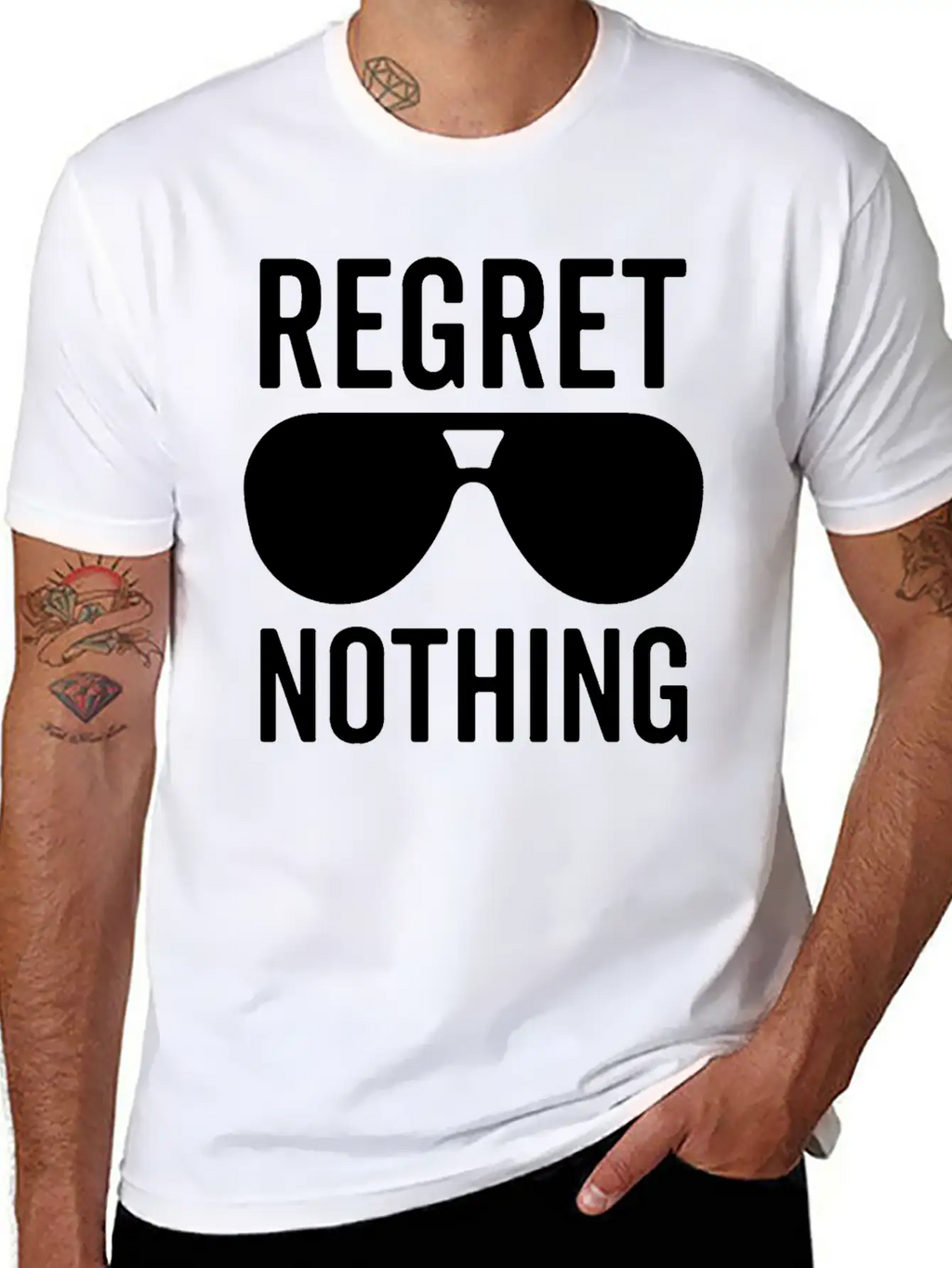 Regret Nothing Unisex Casual T-Shirt – Clean Design For Daily Comfort