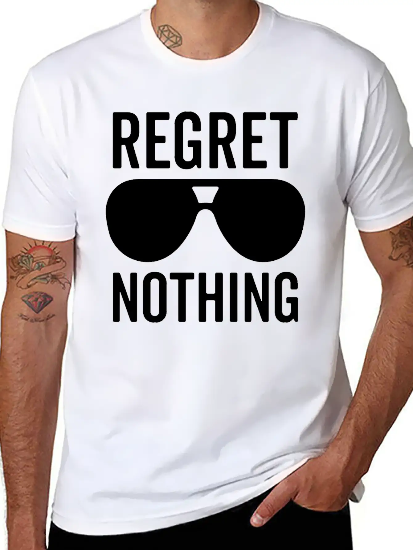 Regret Nothing Unisex Casual T-Shirt – Clean Design For Daily Comfort