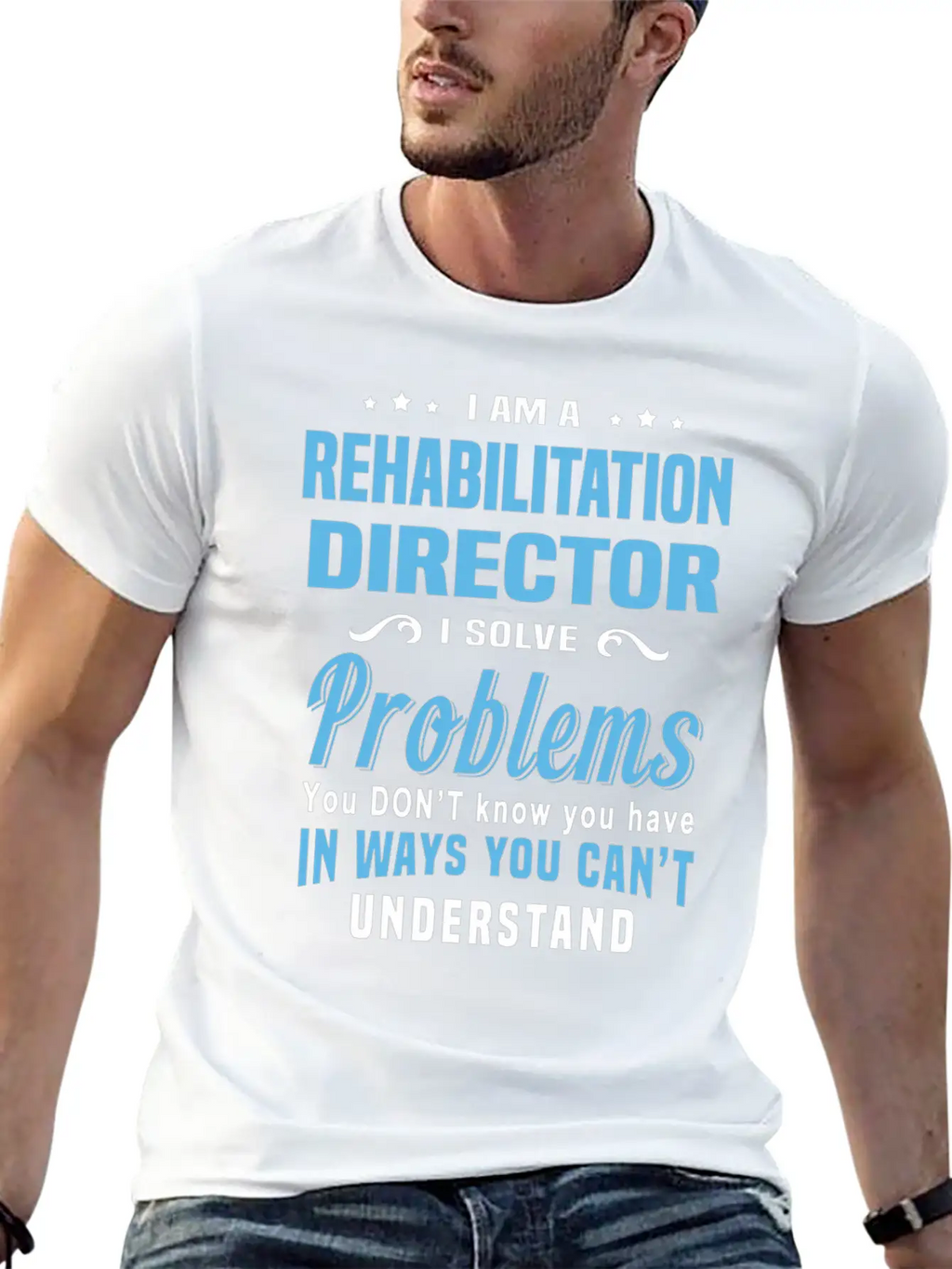 Rehabilitation Director Unisex Short Sleeve Soft Cotton T-Shirt – Casual Everyday Wear