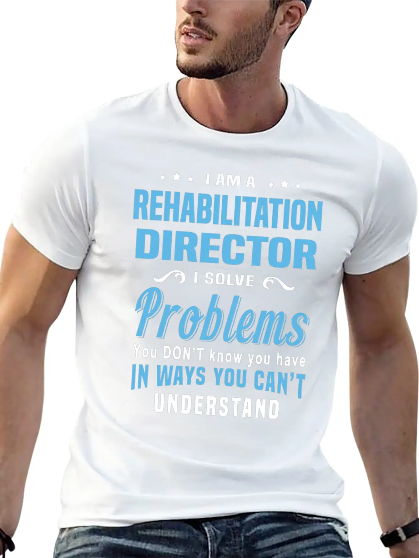Rehabilitation Director Unisex Short Sleeve Soft Cotton T-Shirt – Casual Everyday Wear