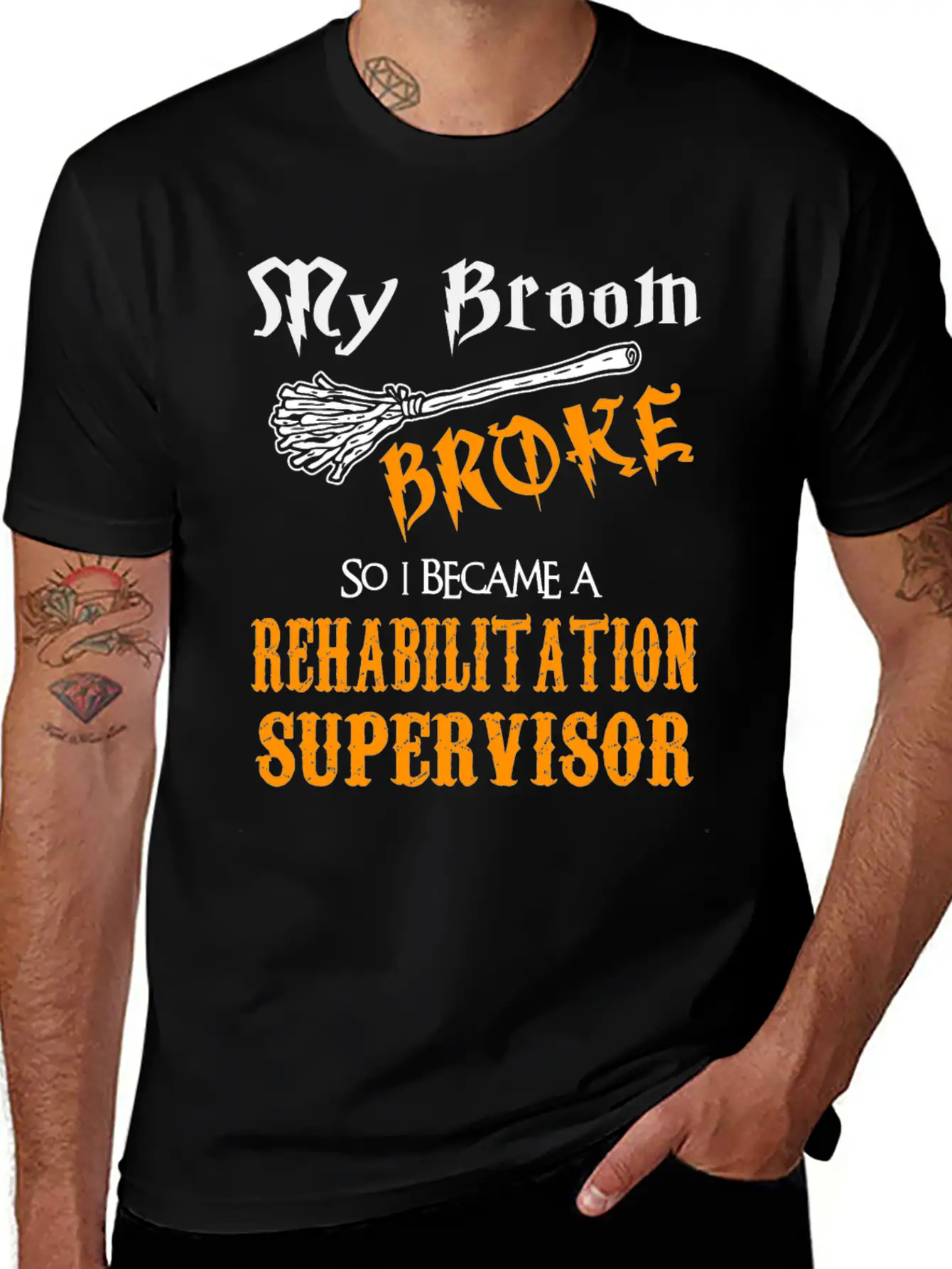 Rehabilitation Supervisor Casual Graphic T-Shirt – Simple And Comfortable Daily Wear