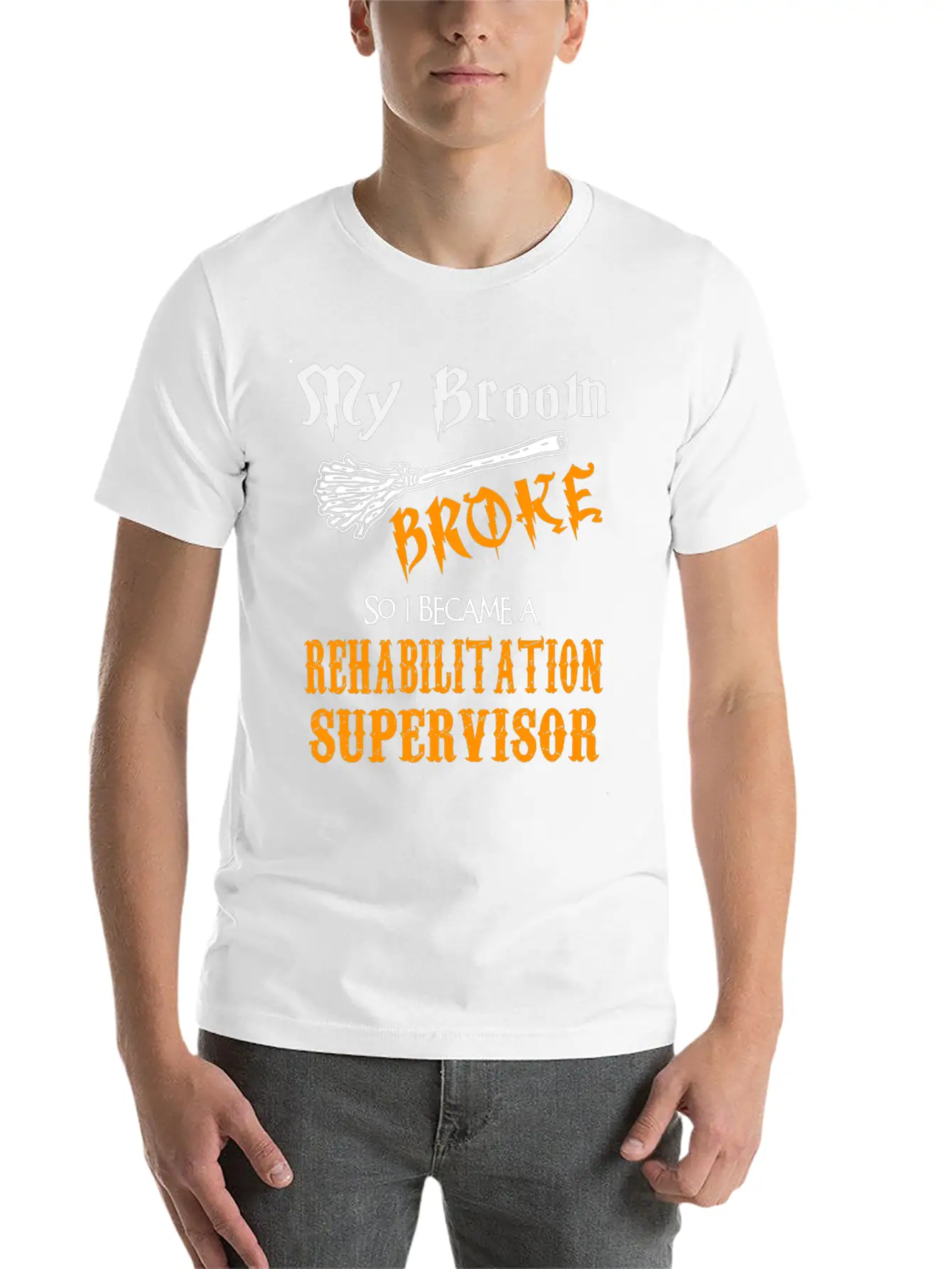 Rehabilitation Supervisor Casual Graphic T-Shirt – Simple And Comfortable Daily Wear