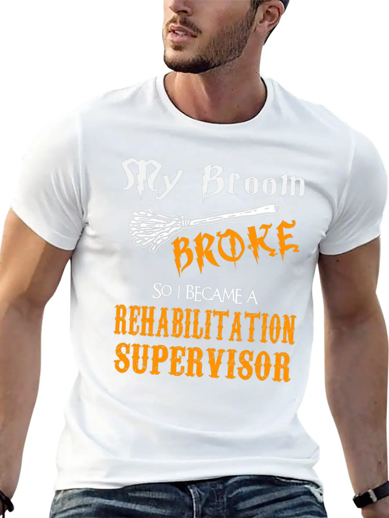 Rehabilitation Supervisor Casual Graphic T-Shirt – Simple And Comfortable Daily Wear