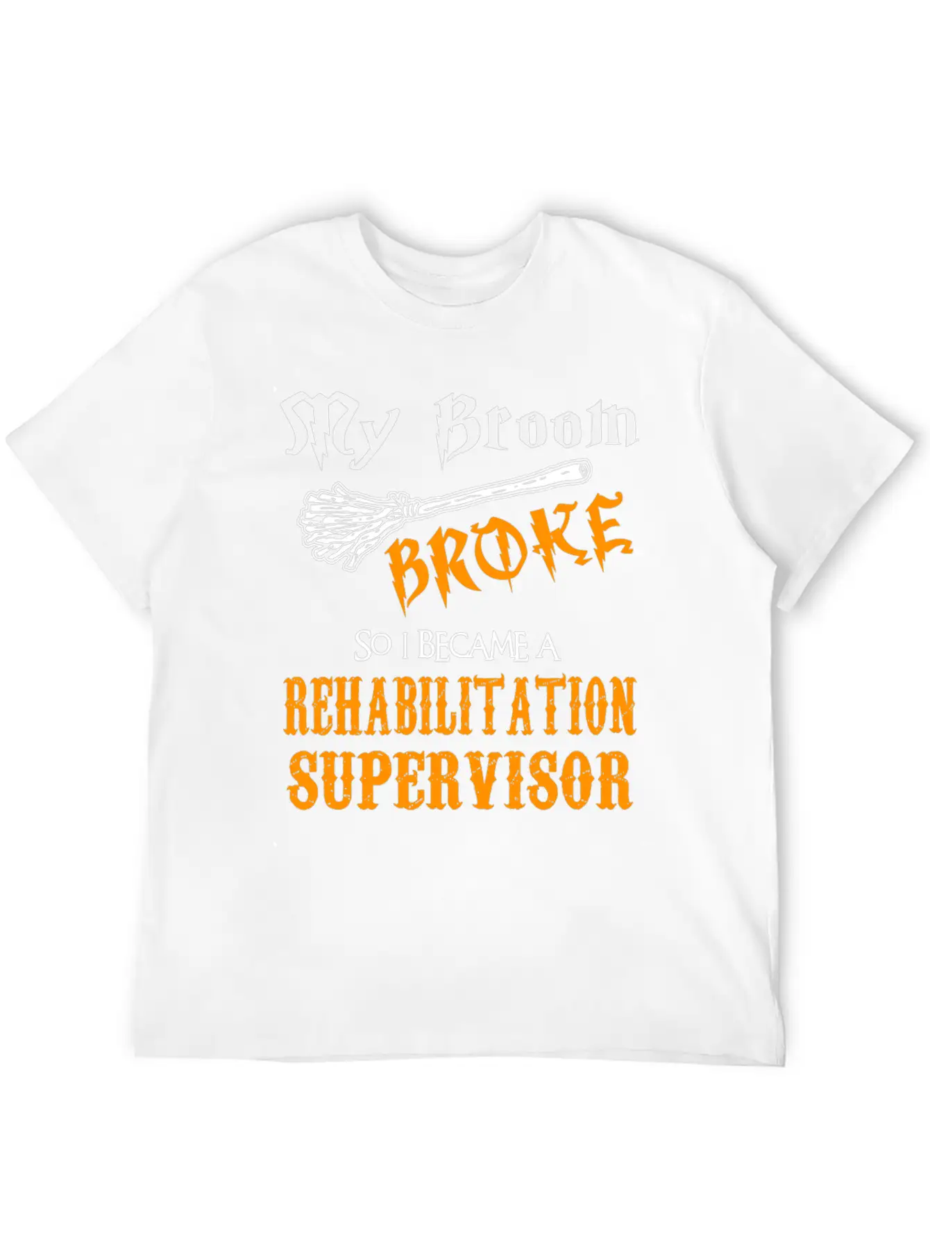 Rehabilitation Supervisor Casual Graphic T-Shirt – Simple And Comfortable Daily Wear