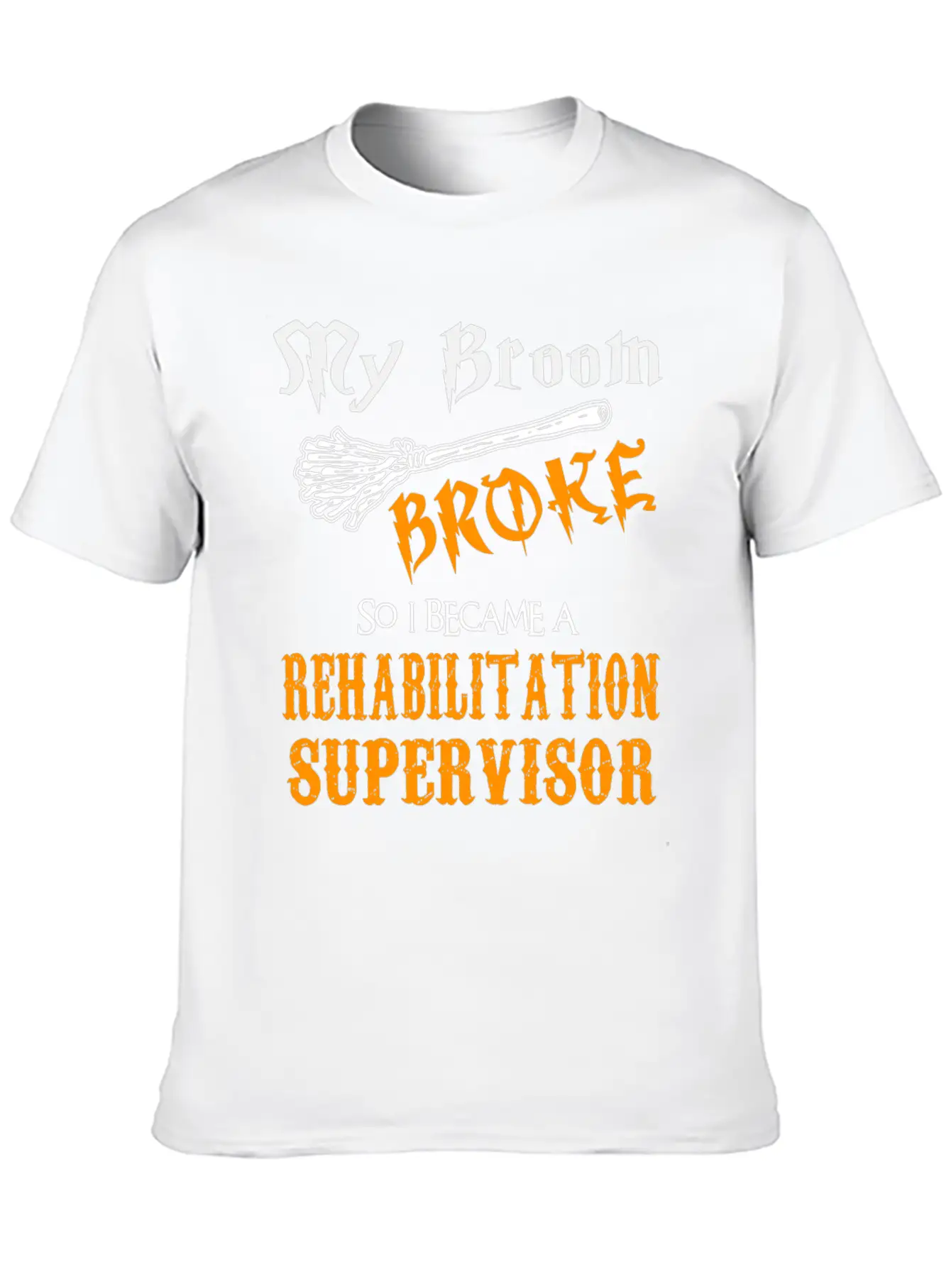 Rehabilitation Supervisor Casual Graphic T-Shirt – Simple And Comfortable Daily Wear