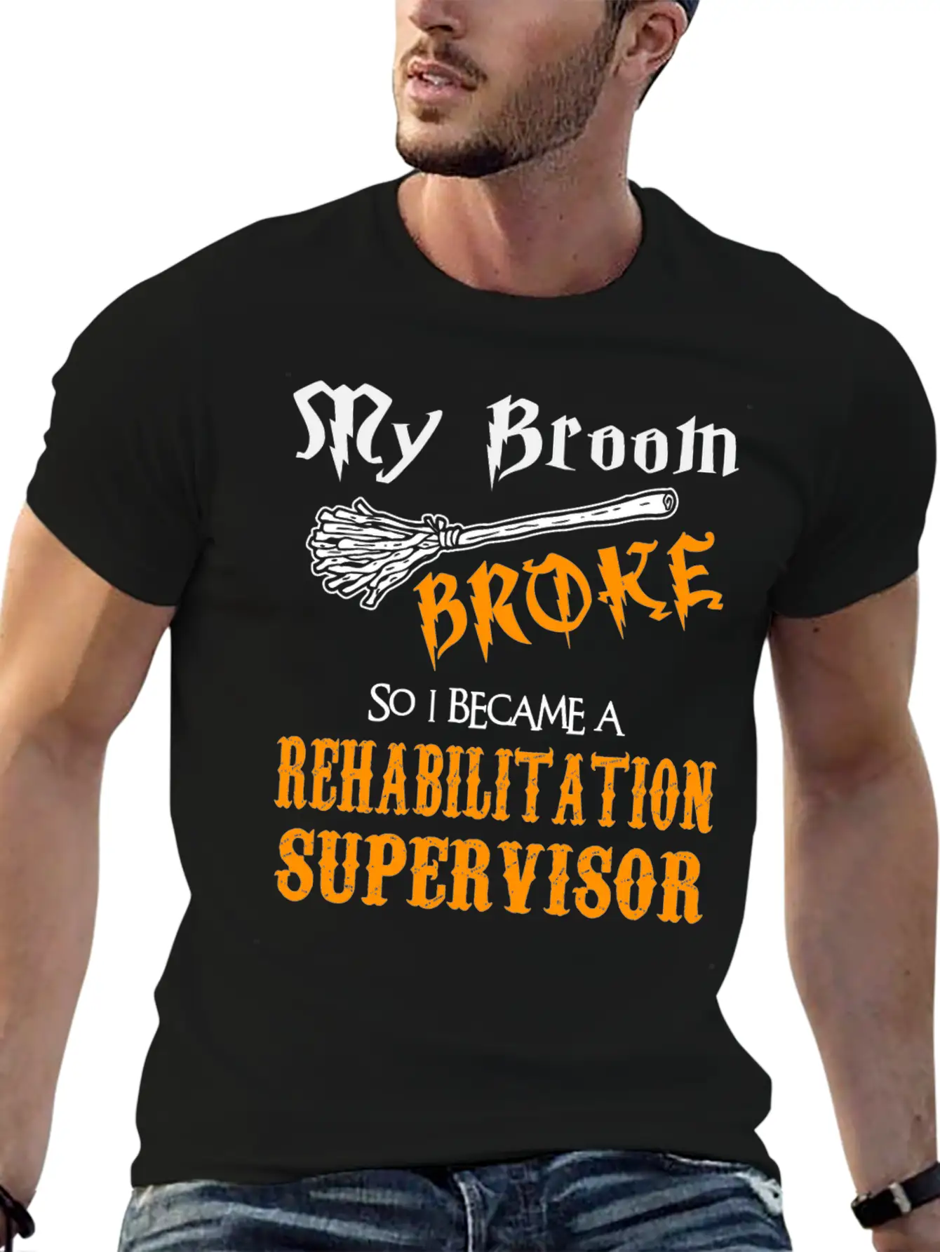 Rehabilitation Supervisor Casual Graphic T-Shirt – Simple And Comfortable Daily Wear