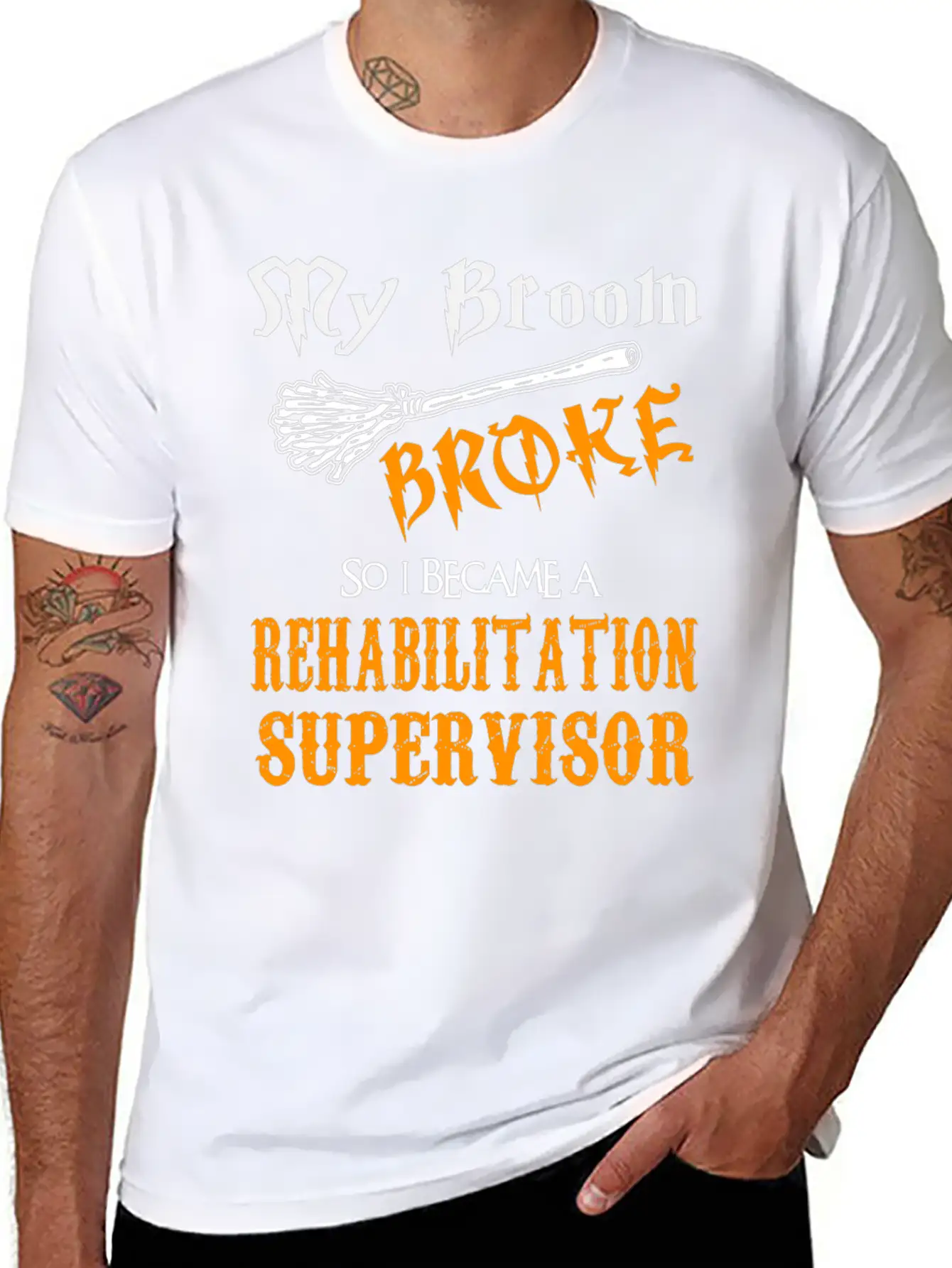 Rehabilitation Supervisor Casual Graphic T-Shirt – Simple And Comfortable Daily Wear