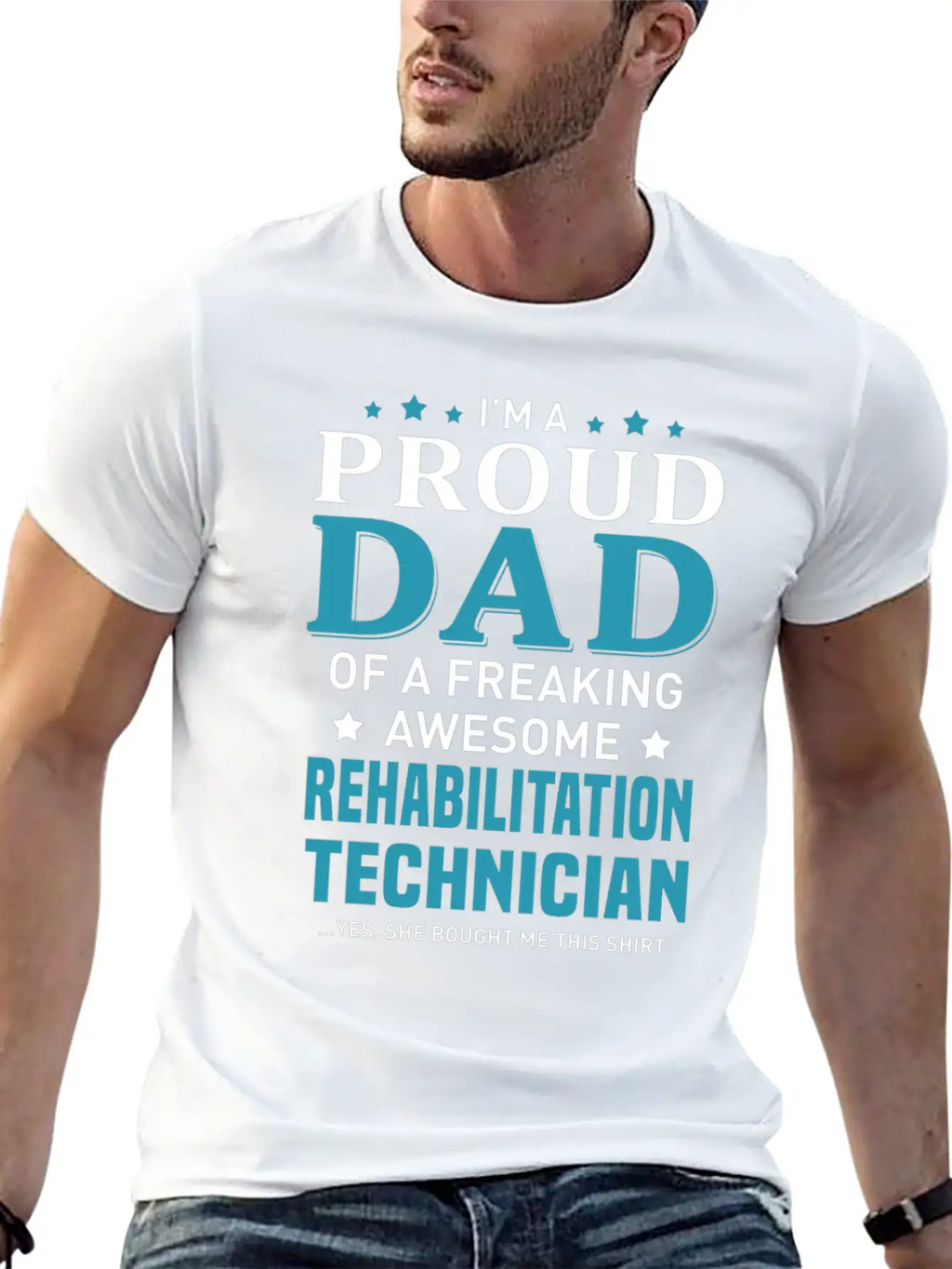 Rehabilitation Technician Unisex Short Sleeve Soft Cotton T-Shirt – Casual Everyday Wear