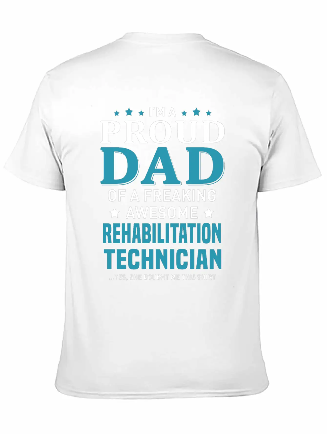 Rehabilitation Technician Unisex Short Sleeve Soft Cotton T-Shirt – Casual Everyday Wear