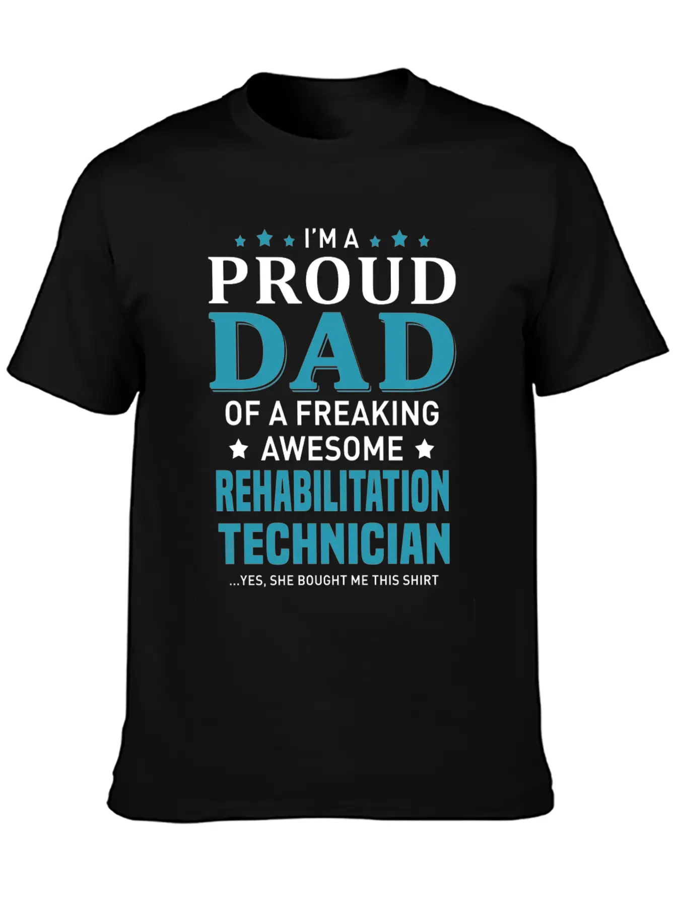 Rehabilitation Technician Unisex Short Sleeve Soft Cotton T-Shirt – Casual Everyday Wear