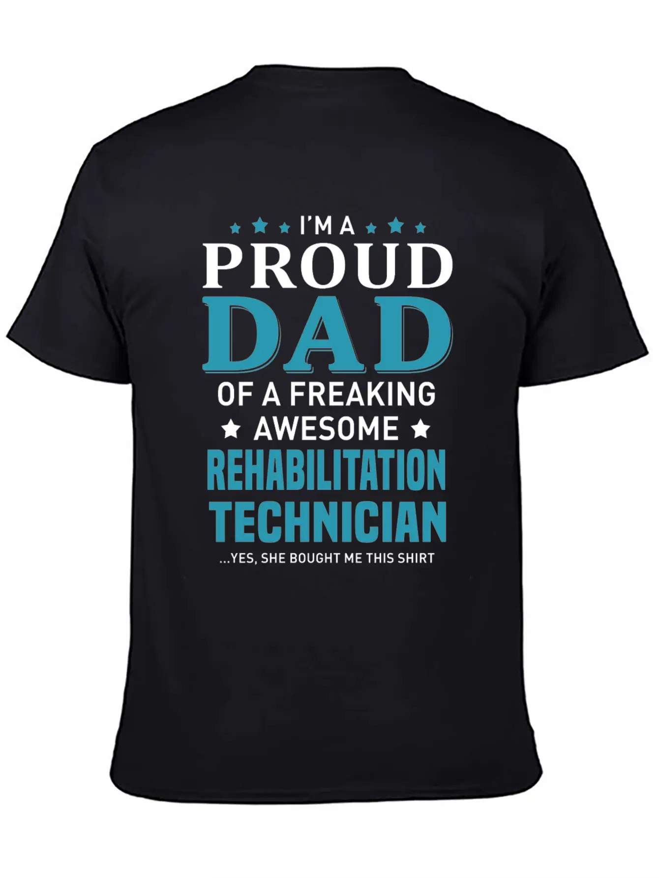 Rehabilitation Technician Unisex Short Sleeve Soft Cotton T-Shirt – Casual Everyday Wear