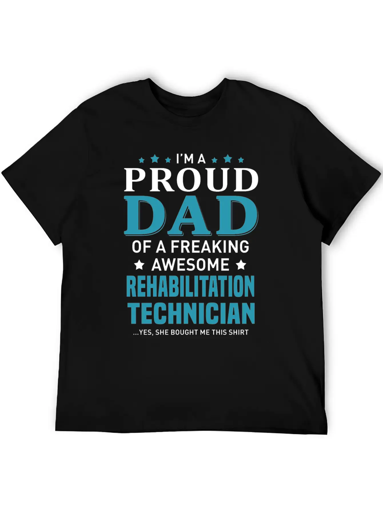 Rehabilitation Technician Unisex Short Sleeve Soft Cotton T-Shirt – Casual Everyday Wear