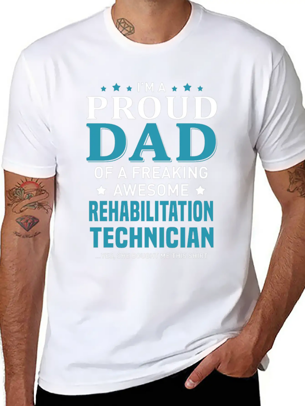 Rehabilitation Technician Unisex Short Sleeve Soft Cotton T-Shirt – Casual Everyday Wear