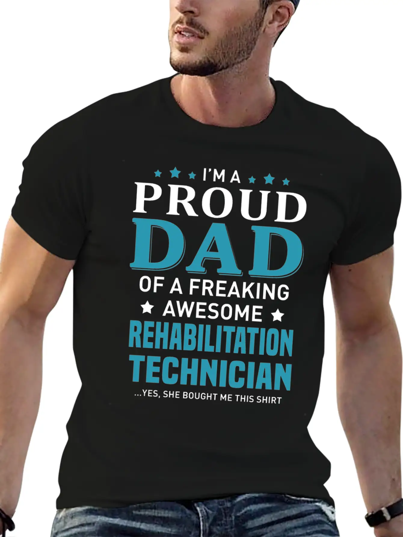 Rehabilitation Technician Unisex Short Sleeve Soft Cotton T-Shirt – Casual Everyday Wear