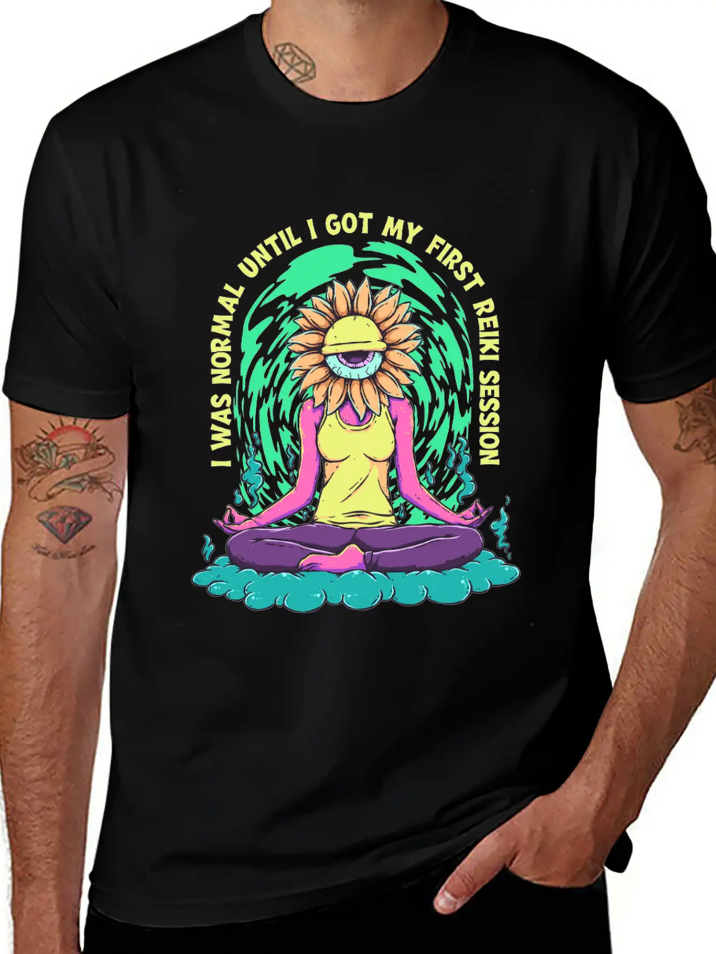 Reiki Practitioner Breathable Soft Cotton T-Shirt – Timeless Casual Look