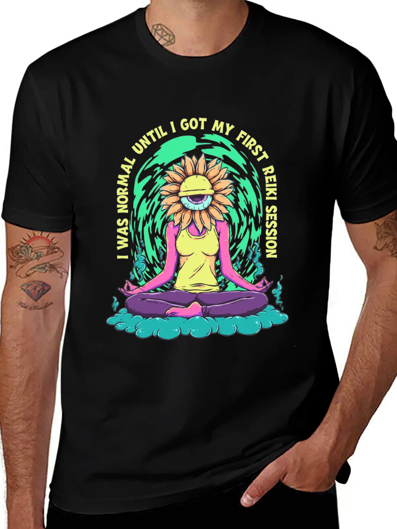 Reiki Practitioner Breathable Soft Cotton T-Shirt – Timeless Casual Look