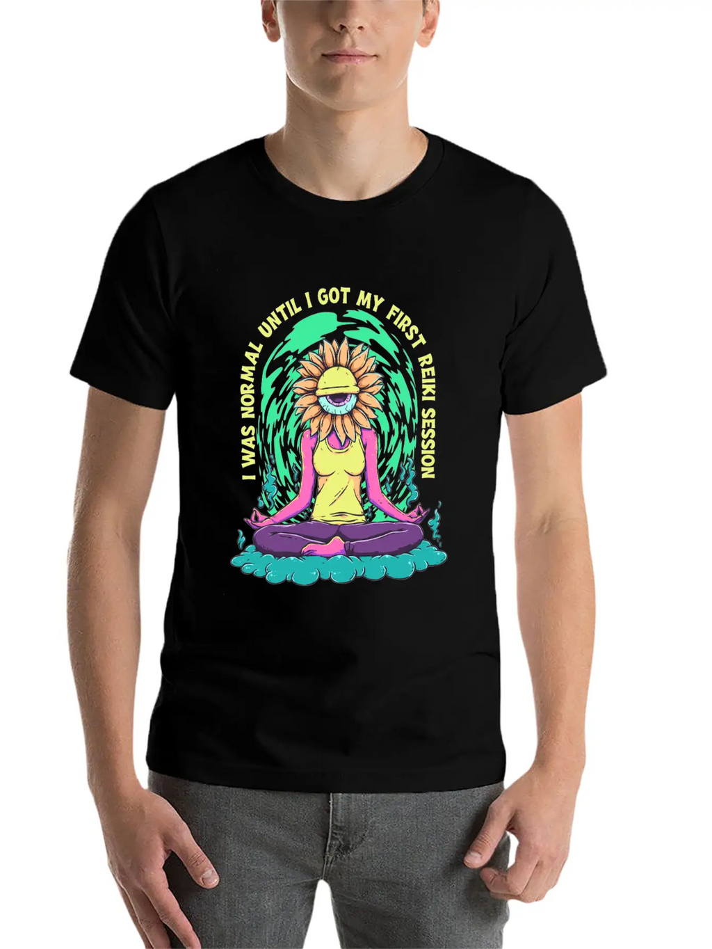 Reiki Practitioner Breathable Soft Cotton T-Shirt – Timeless Casual Look